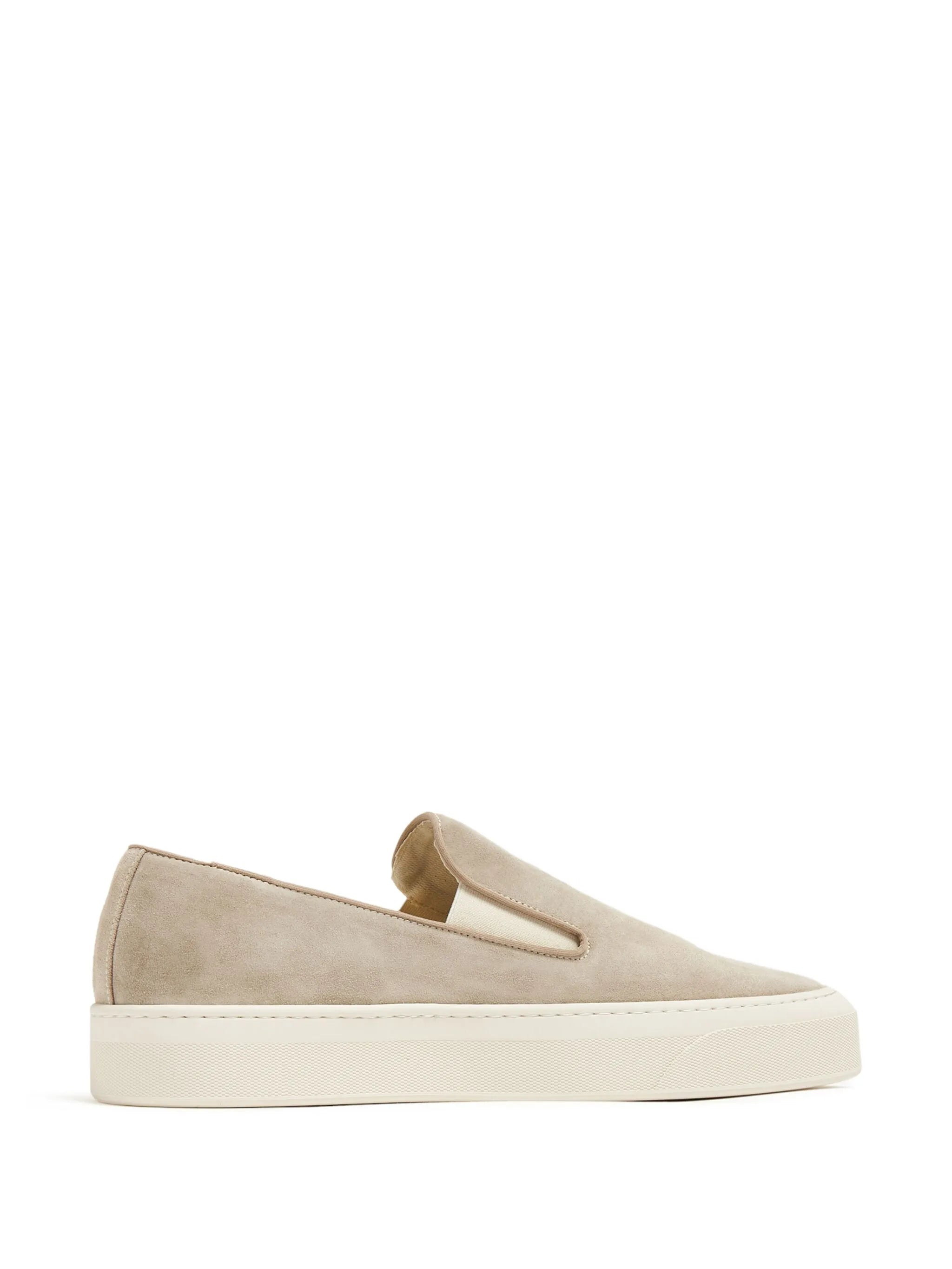 suede slip-on sneakers