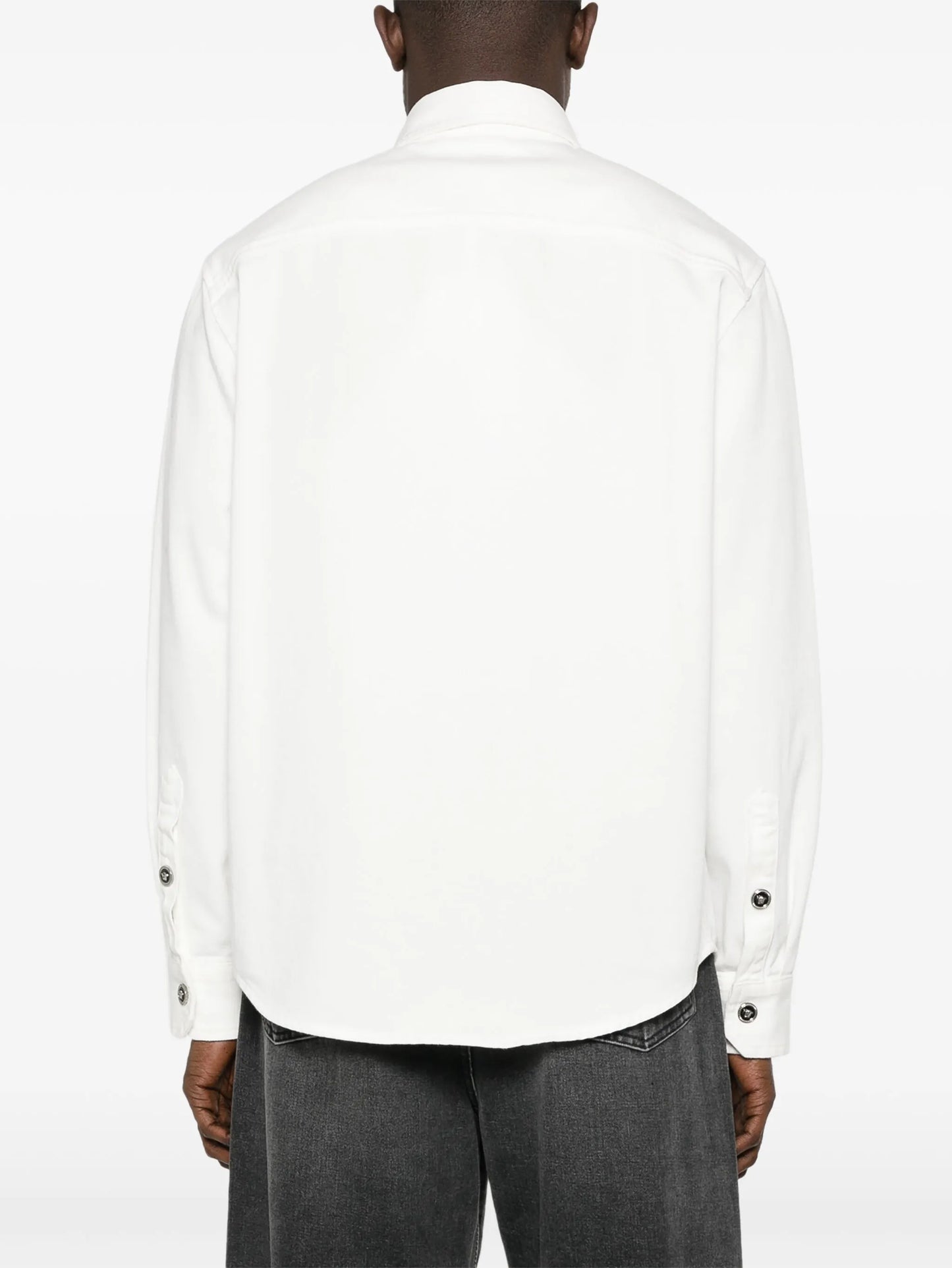 Medusa-buttons cotton shirt