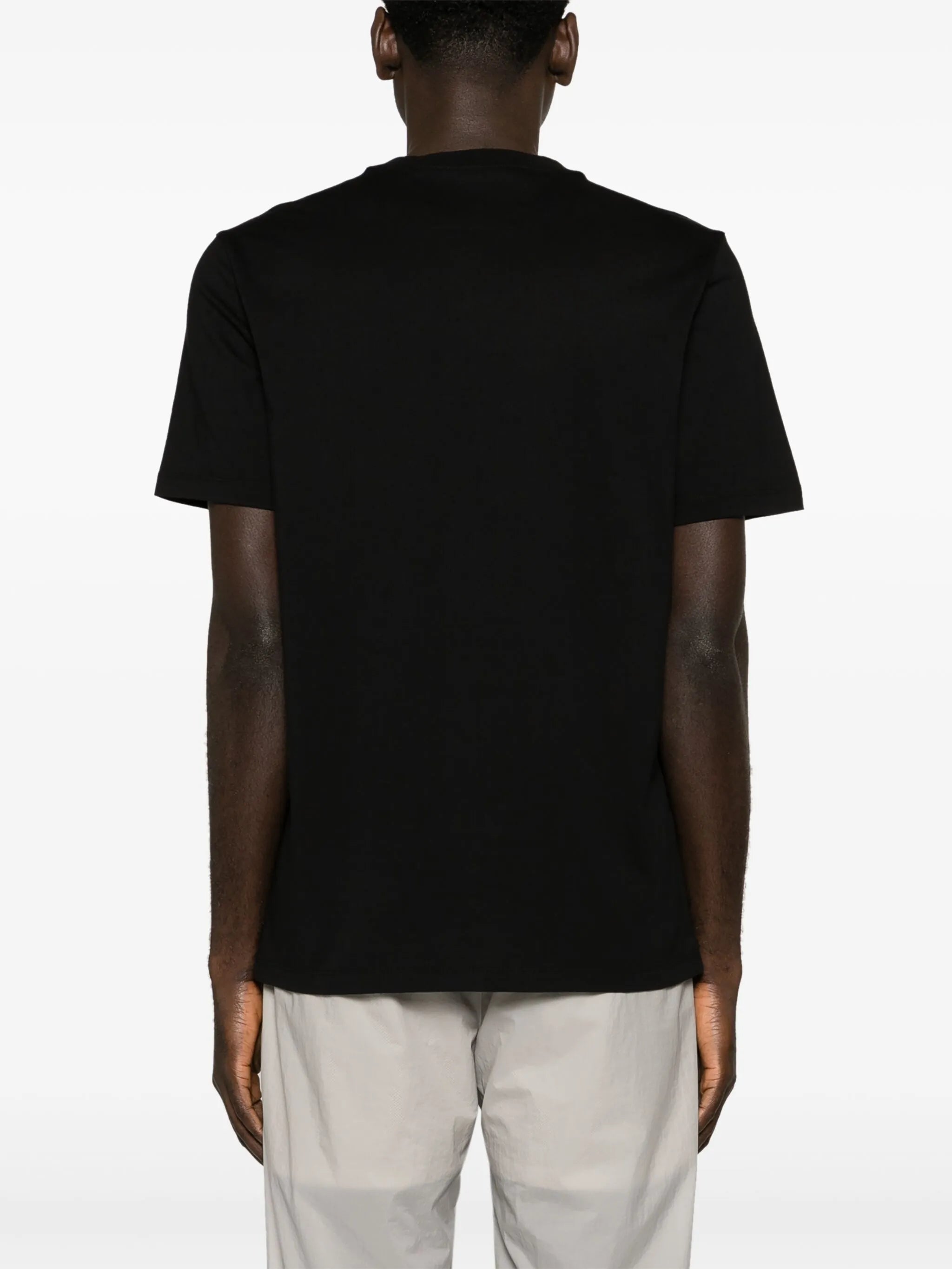 logo-patch cotton T-shirt