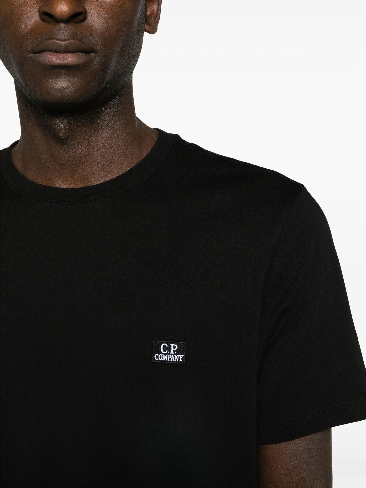 logo-patch cotton T-shirt