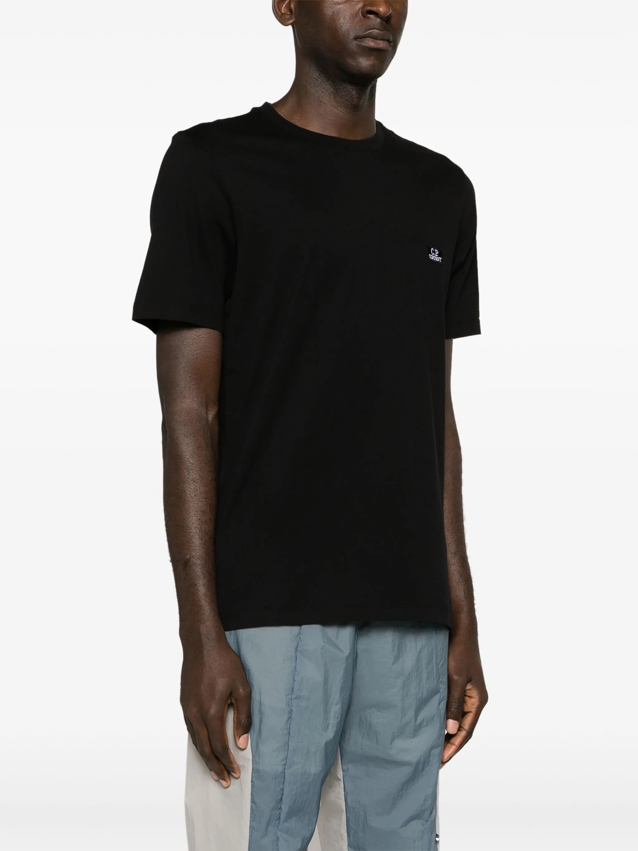 logo-patch cotton T-shirt