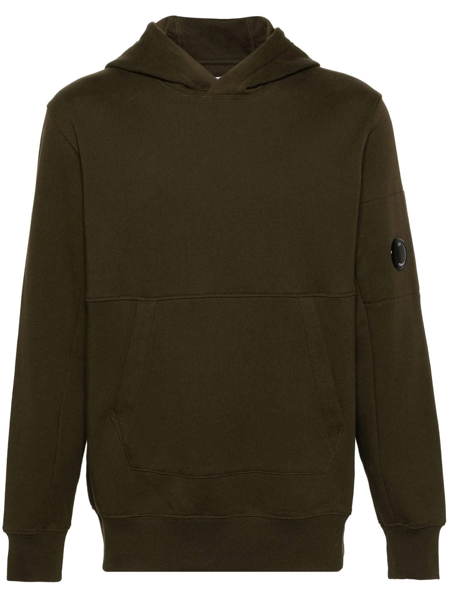 Diagonal Raised Lens-detail hoodie