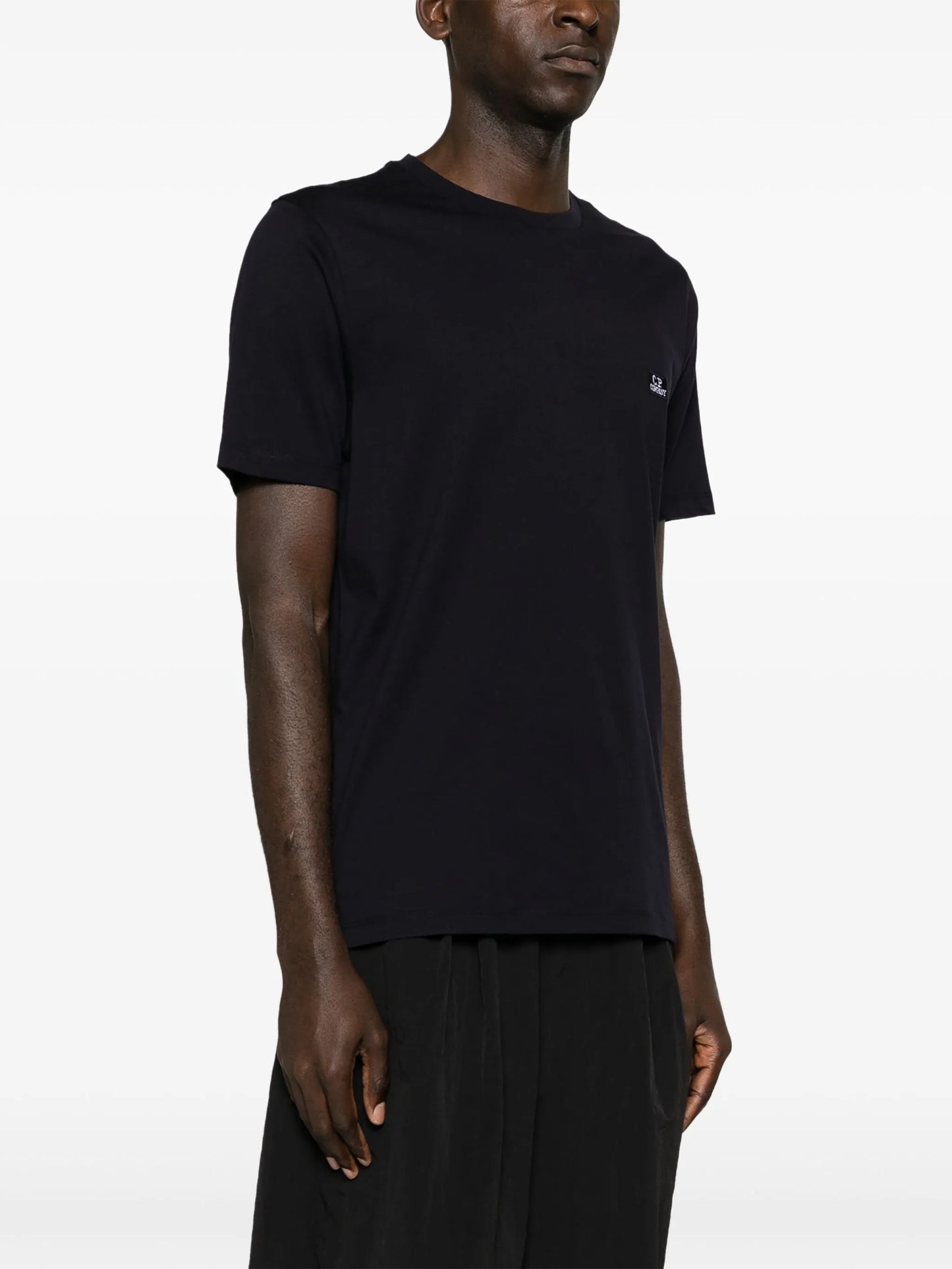 logo-patch cotton T-shirt