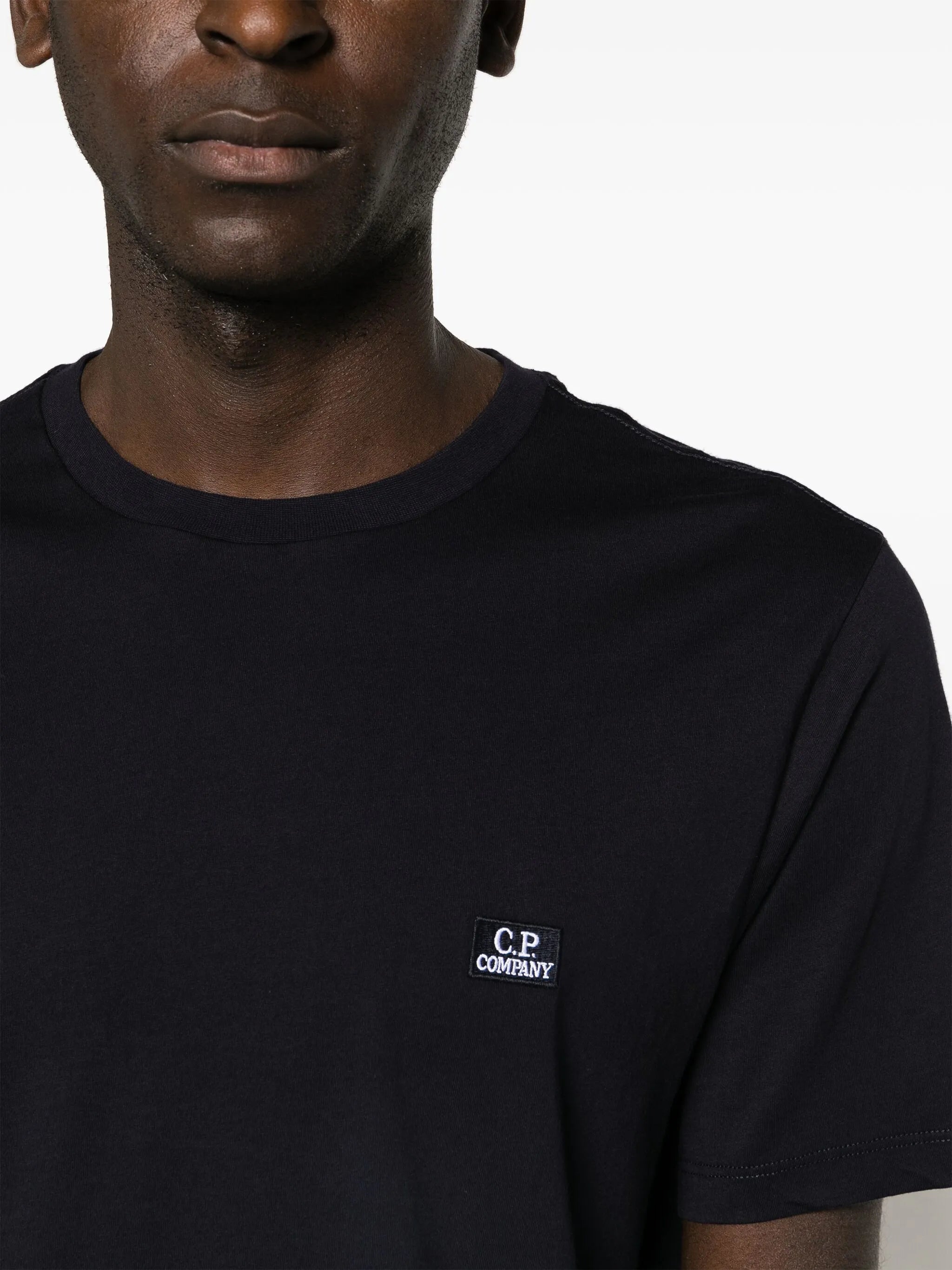 logo-patch cotton T-shirt