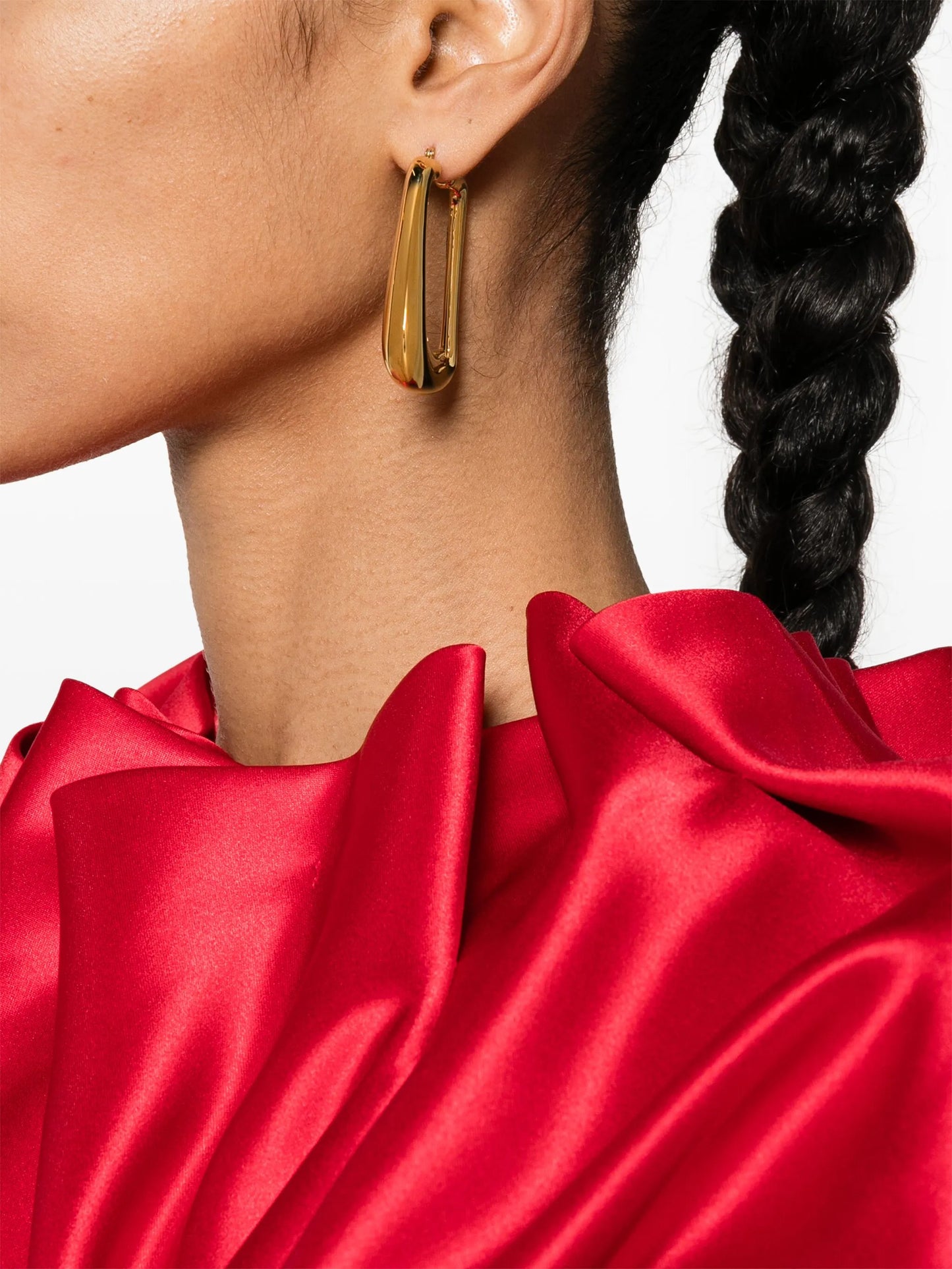 Les Boucles Ovalo hoop earrings