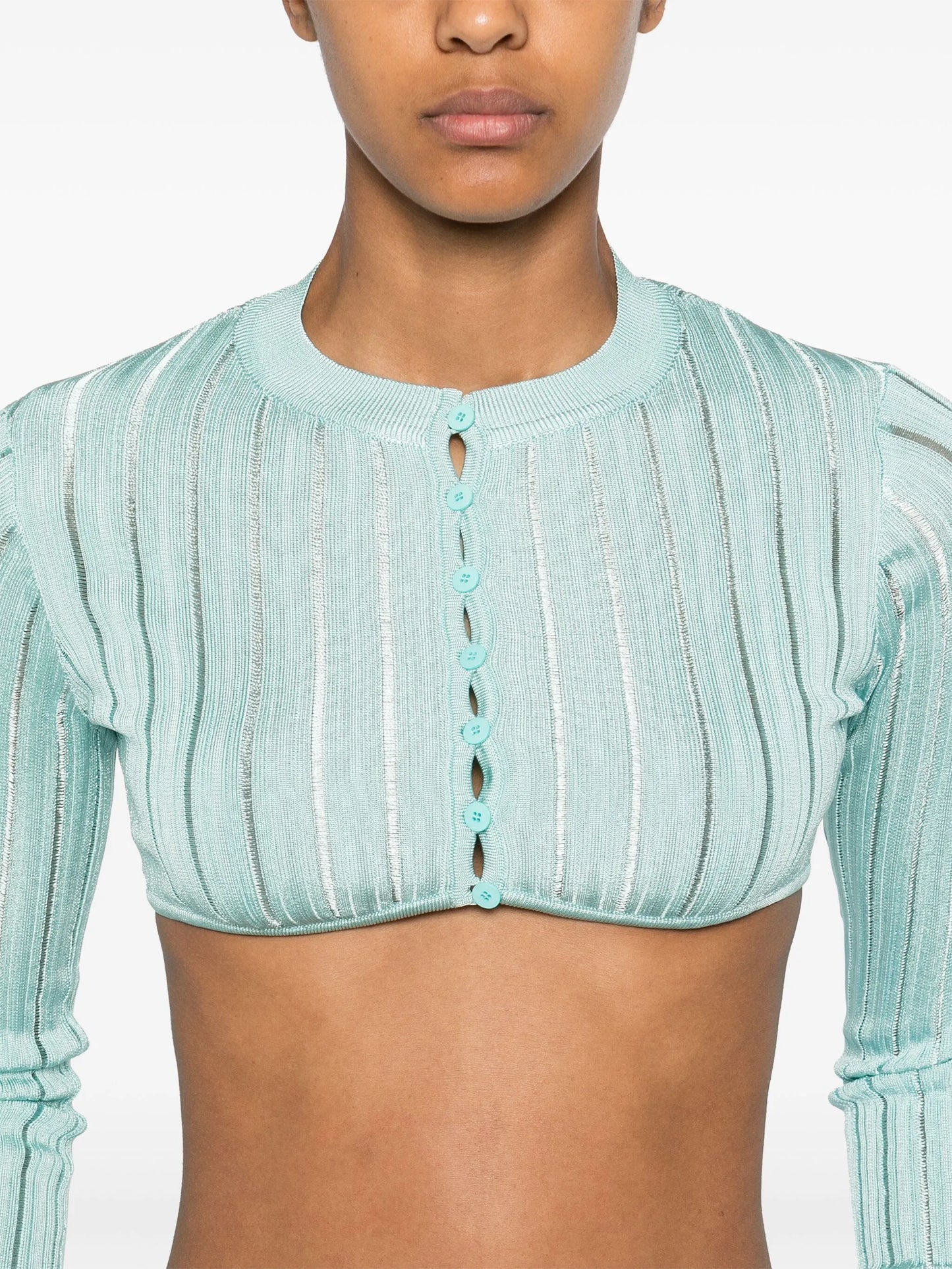 Crinoline cropped cardigan