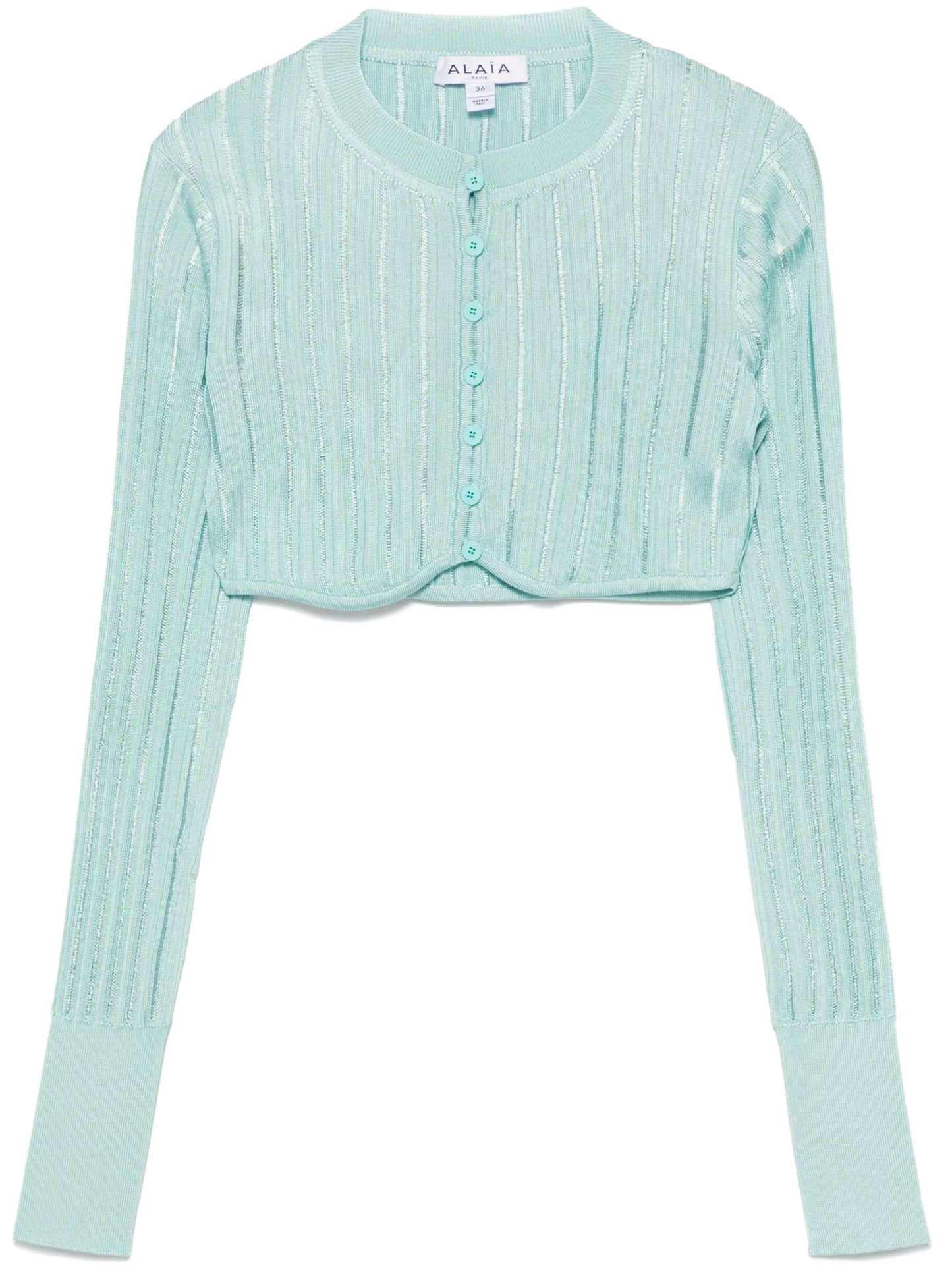 Crinoline cropped cardigan