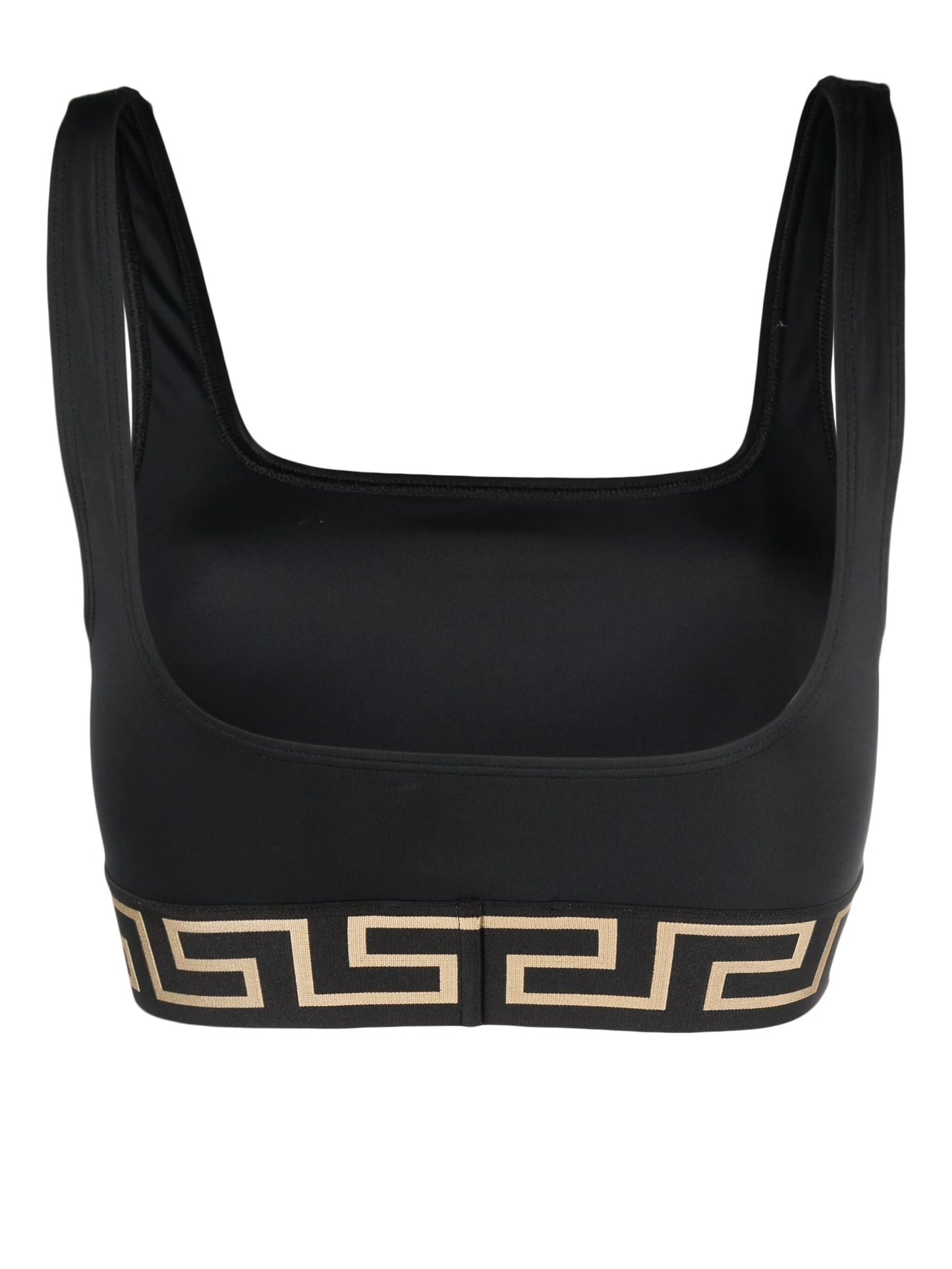 Greca-motif bikini top