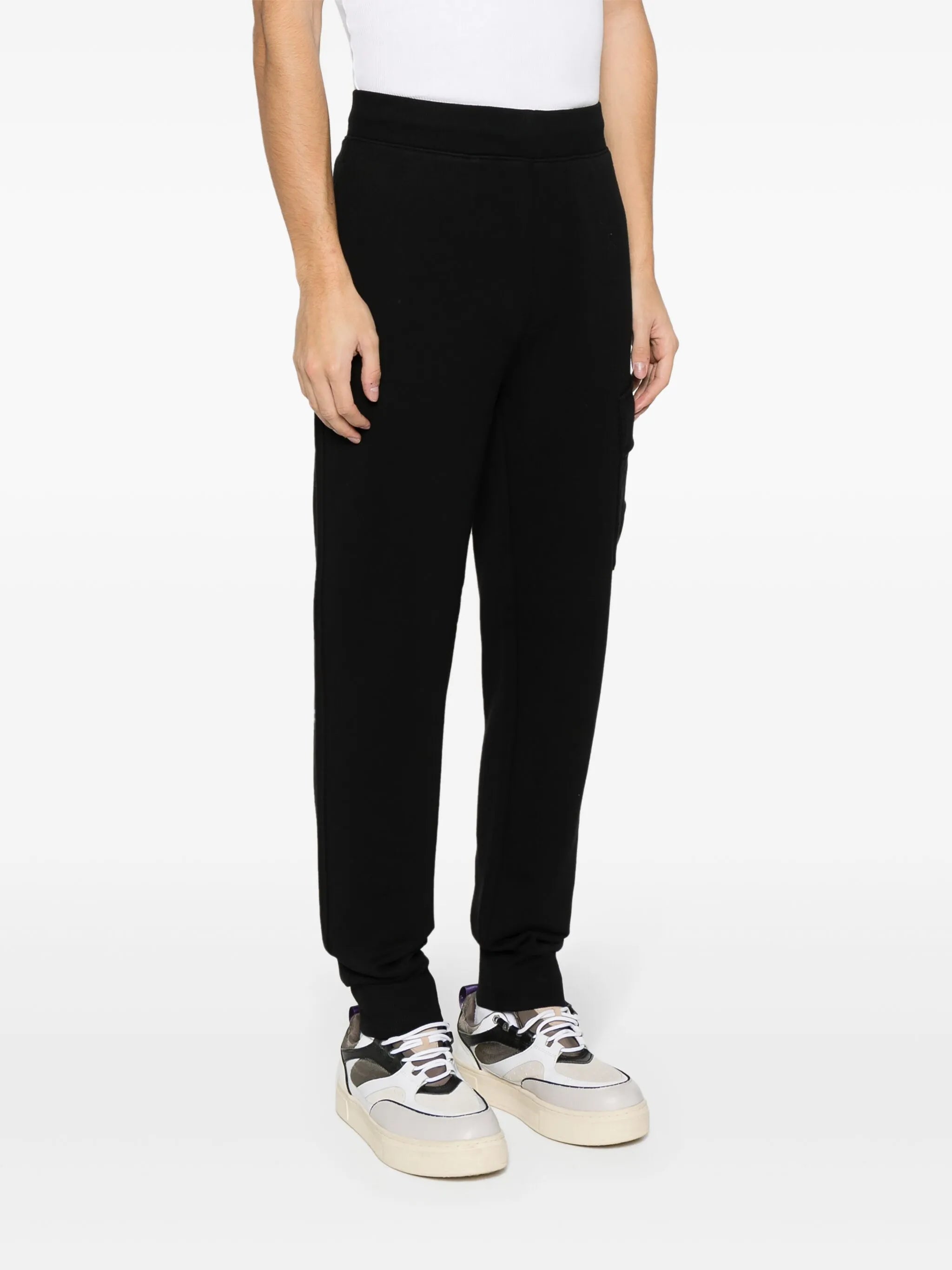 Lens-detail cargo trousers