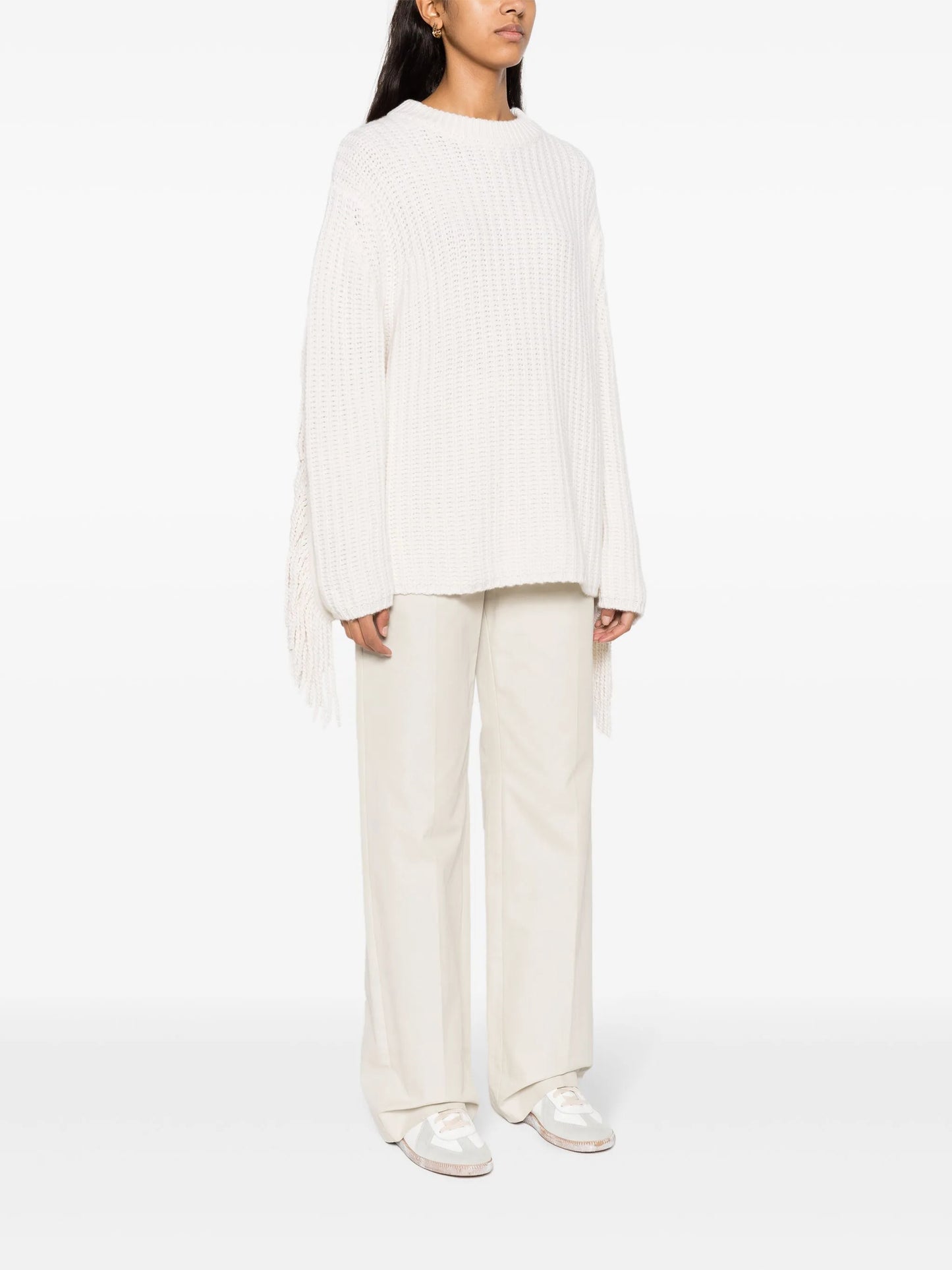 Hilma fringed cashmere jumper