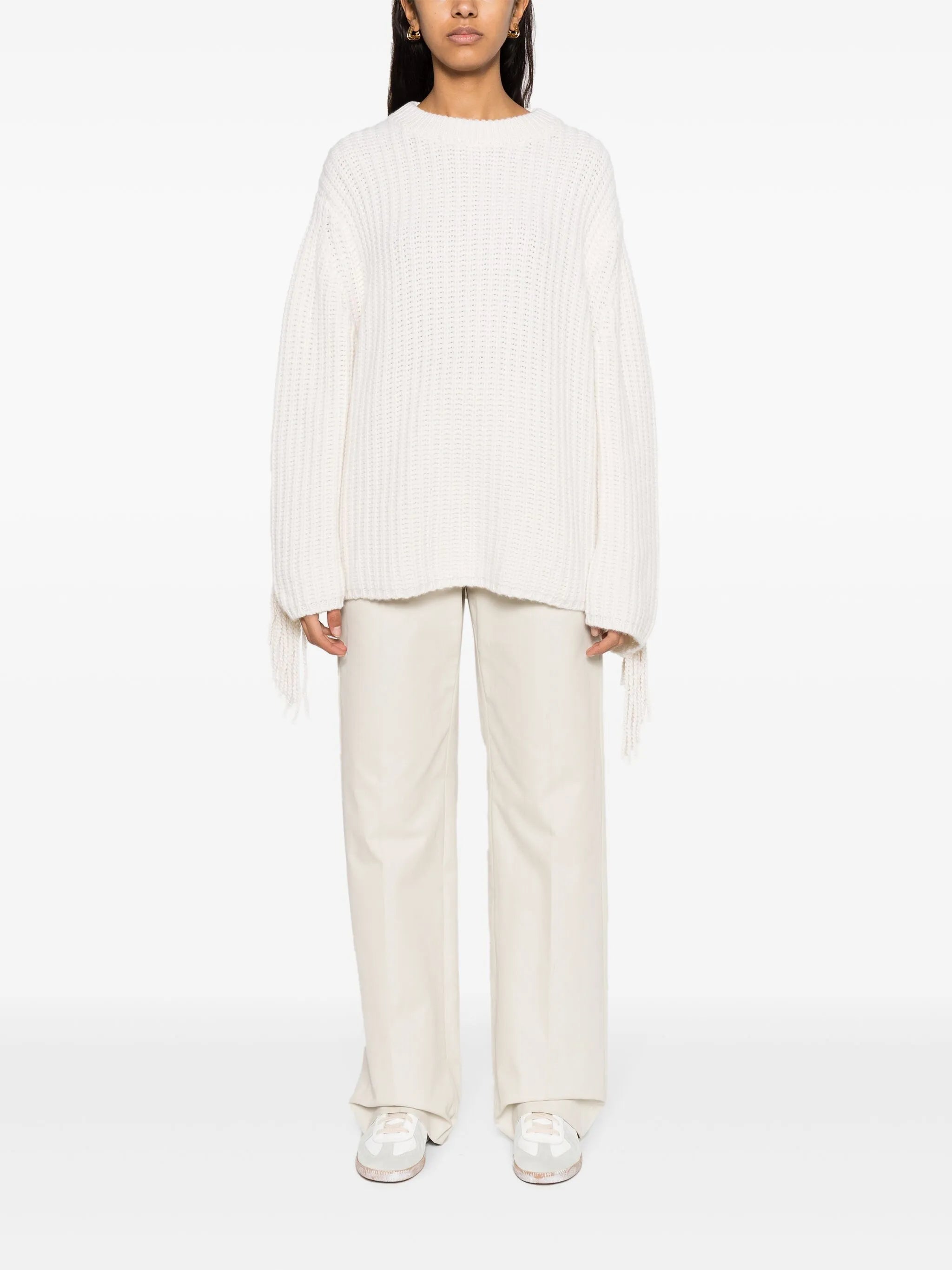 Hilma fringed cashmere jumper