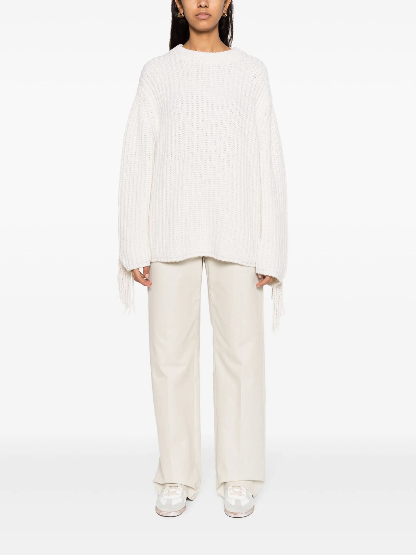 Hilma fringed cashmere jumper