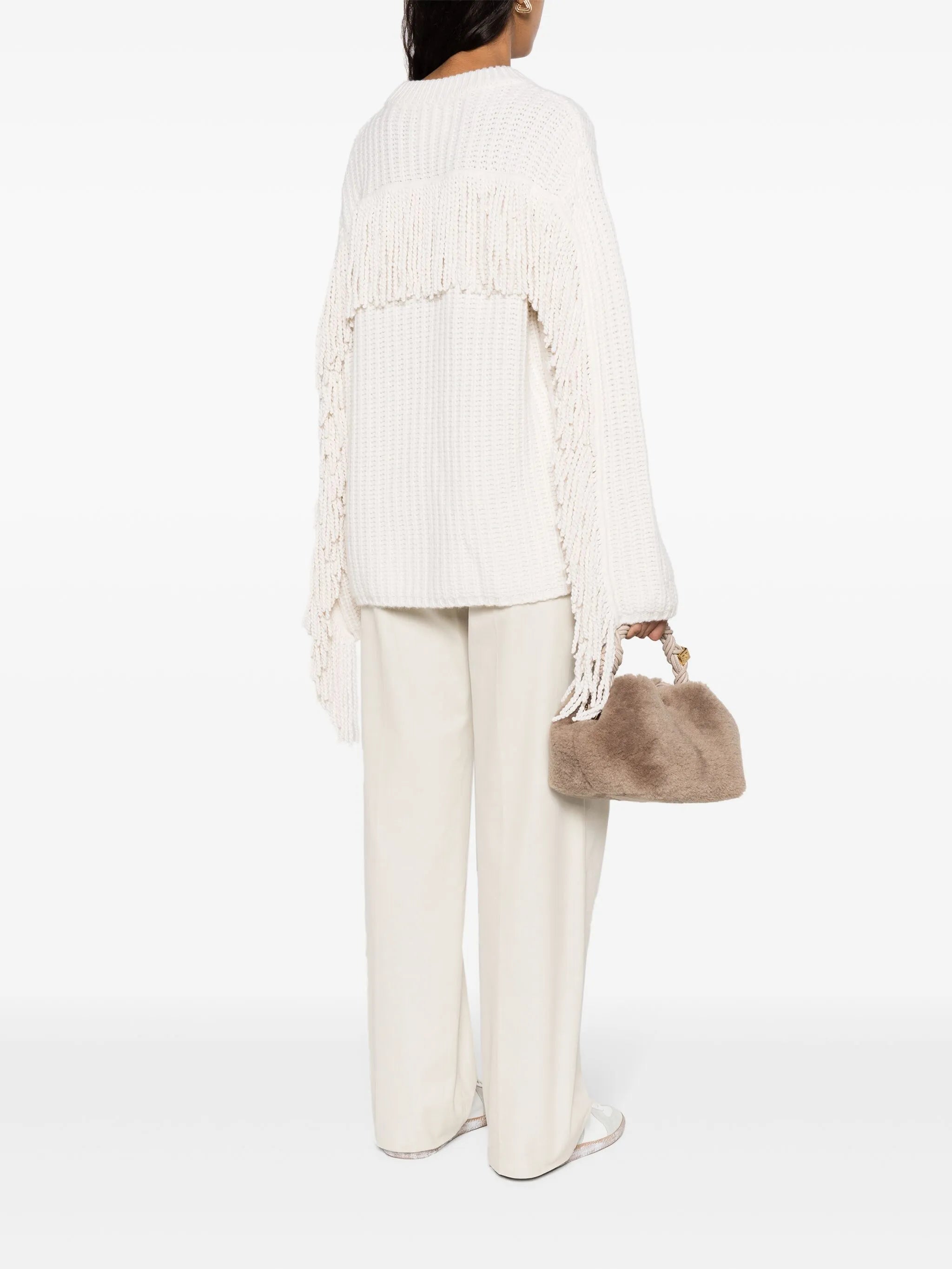 Hilma fringed cashmere jumper