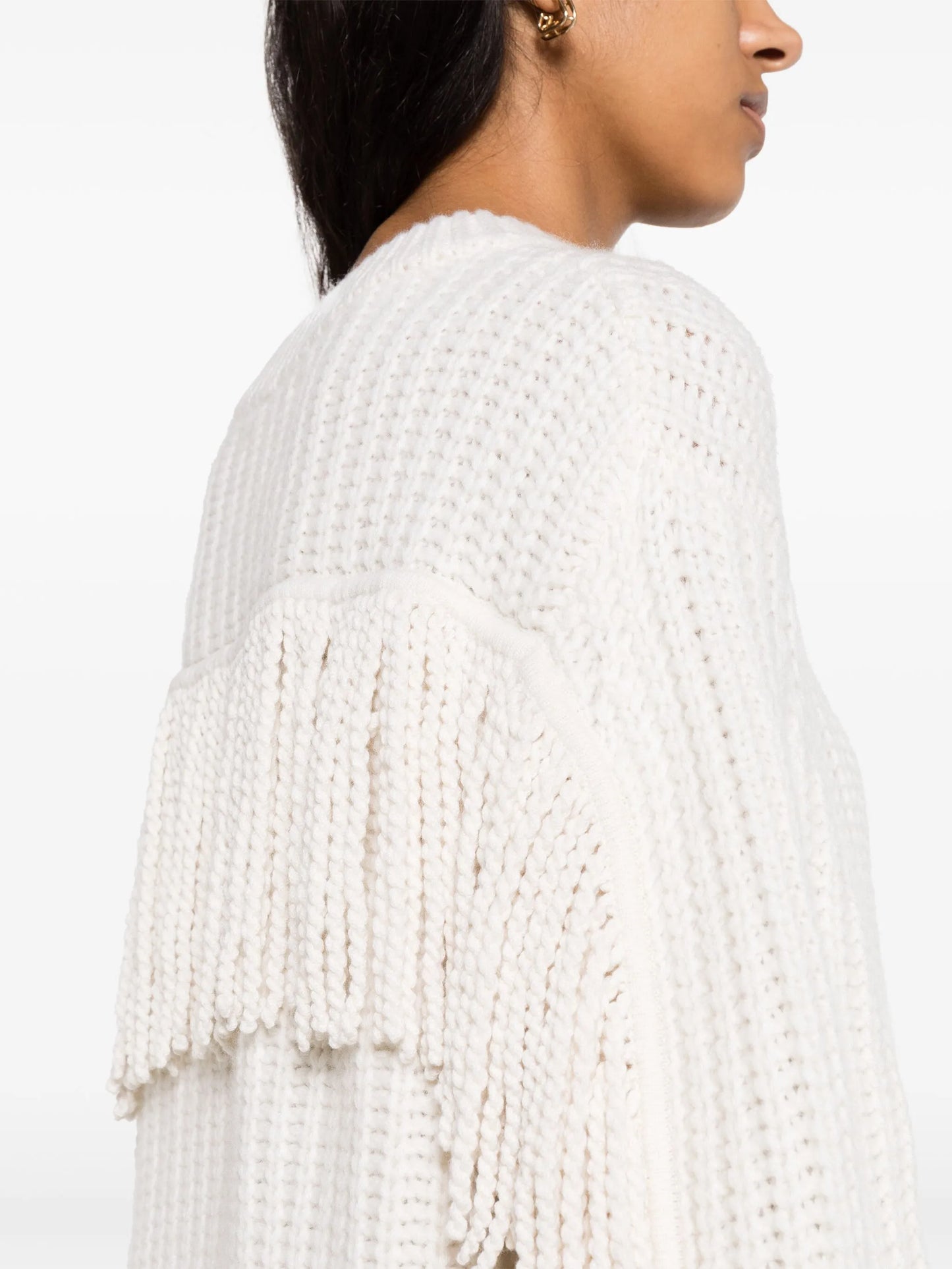 Hilma fringed cashmere jumper