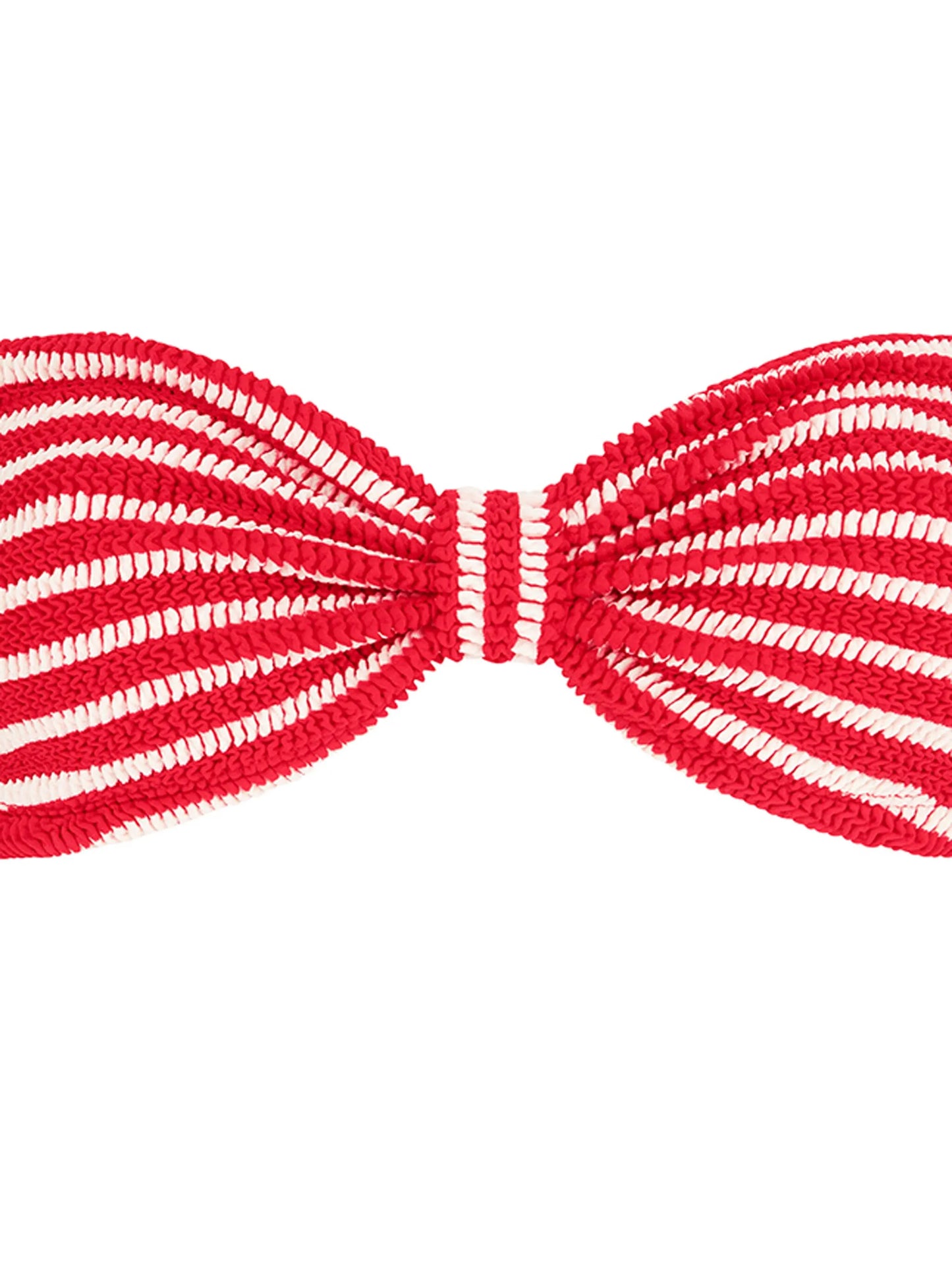 Jean striped bikini