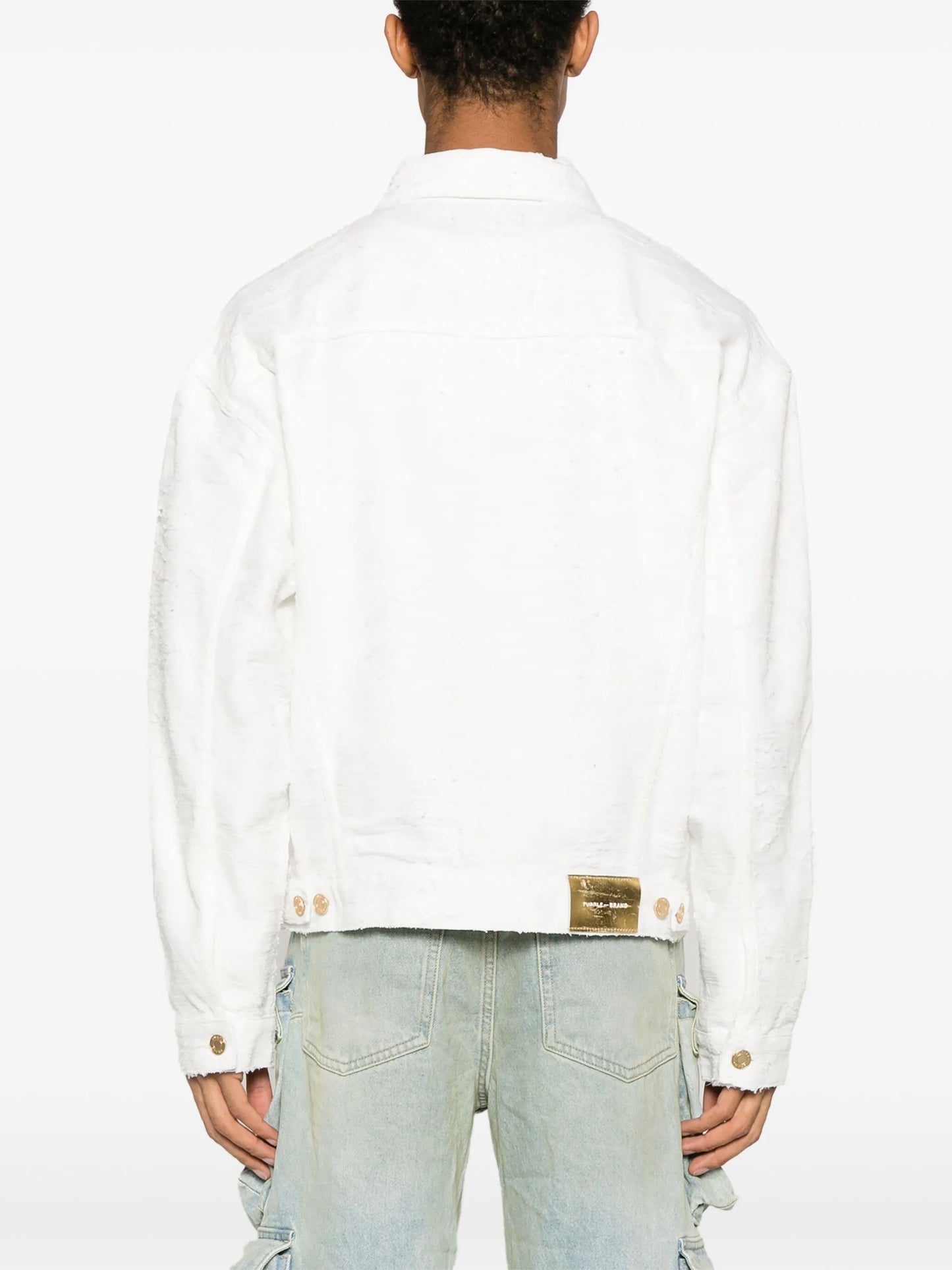 P027 textured shirt jacket