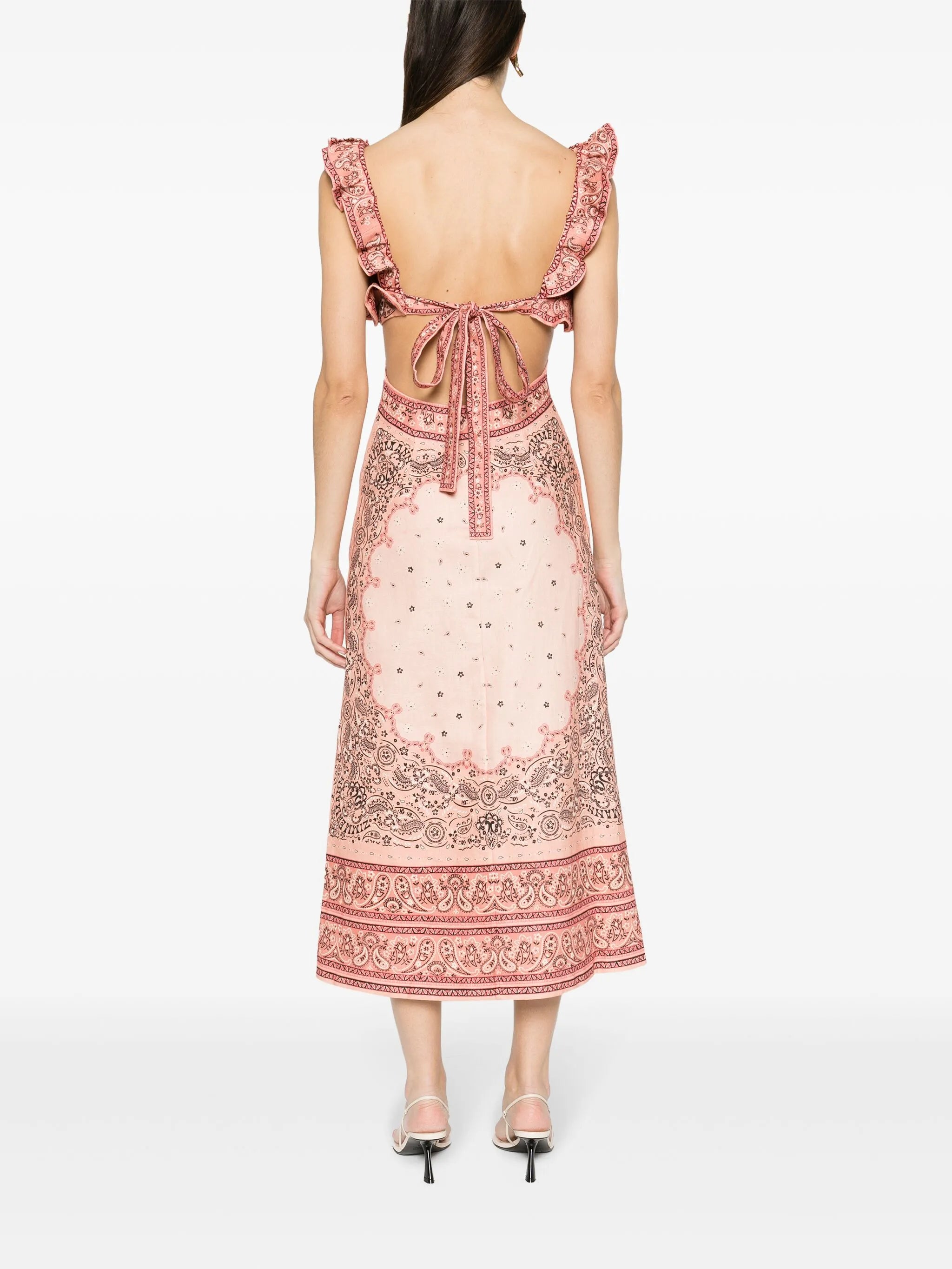 Matchmaker Frilled midi dress
