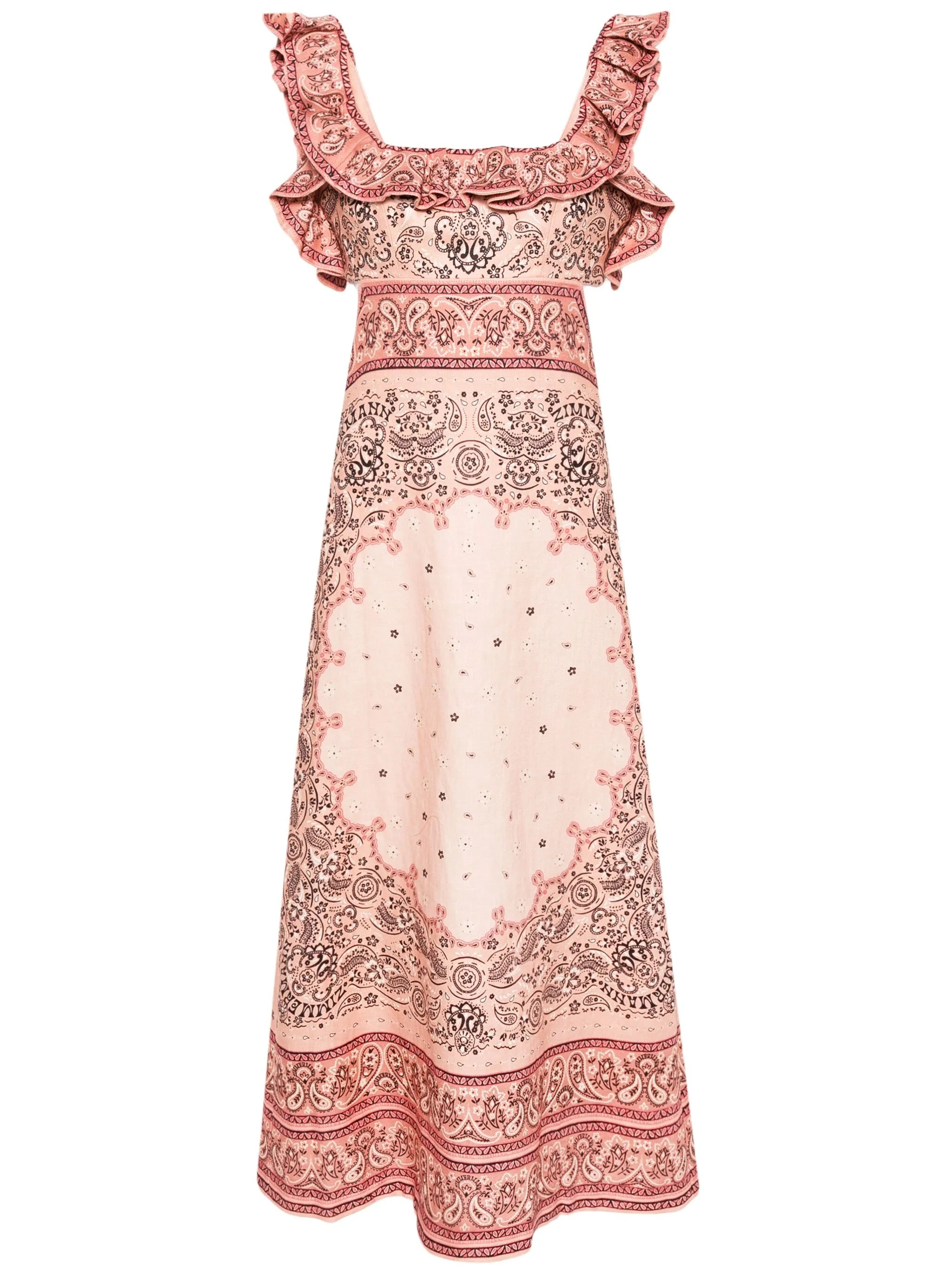 Matchmaker Frilled midi dress