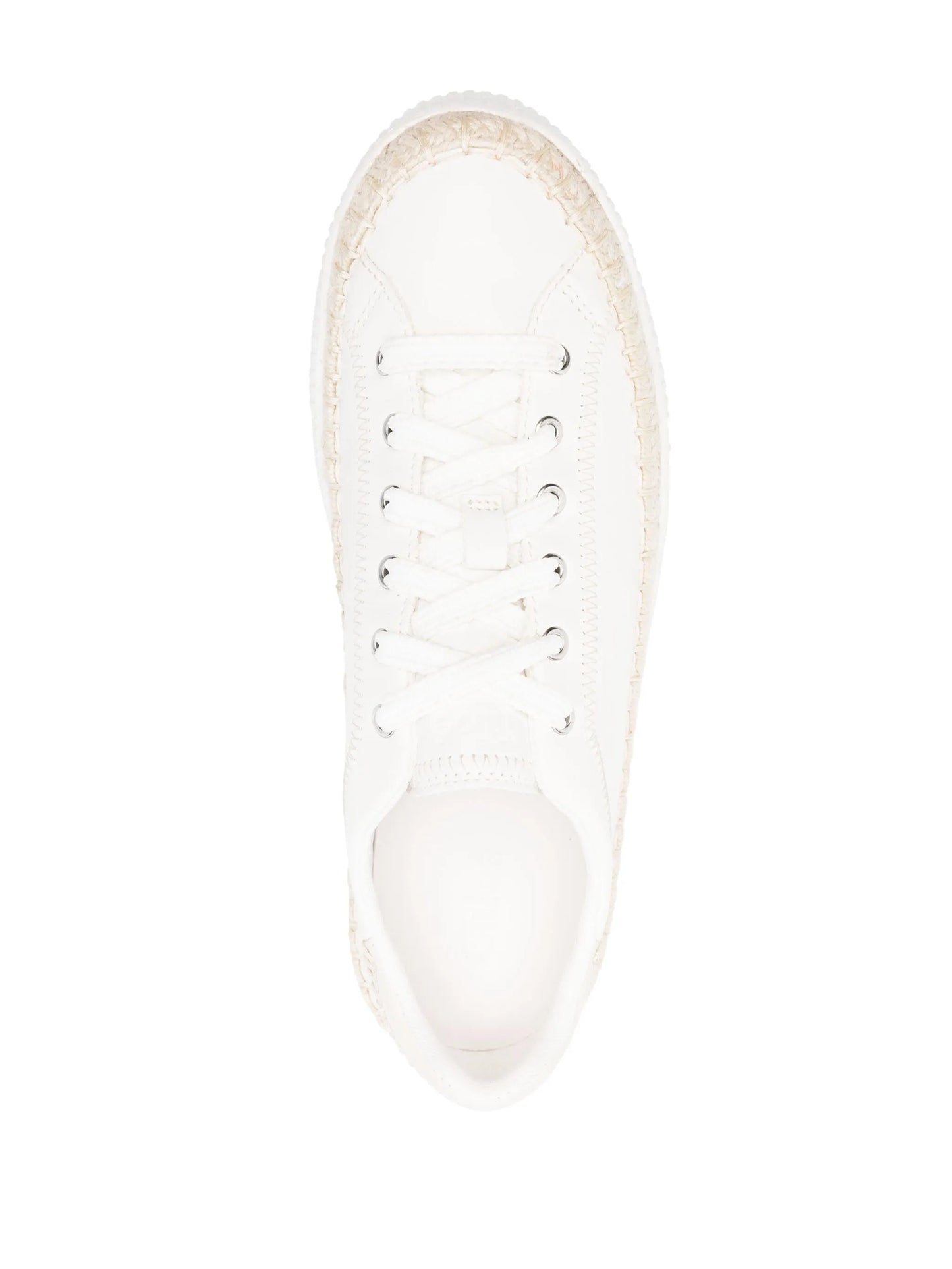 Telma tonal-stitching leather sneakers