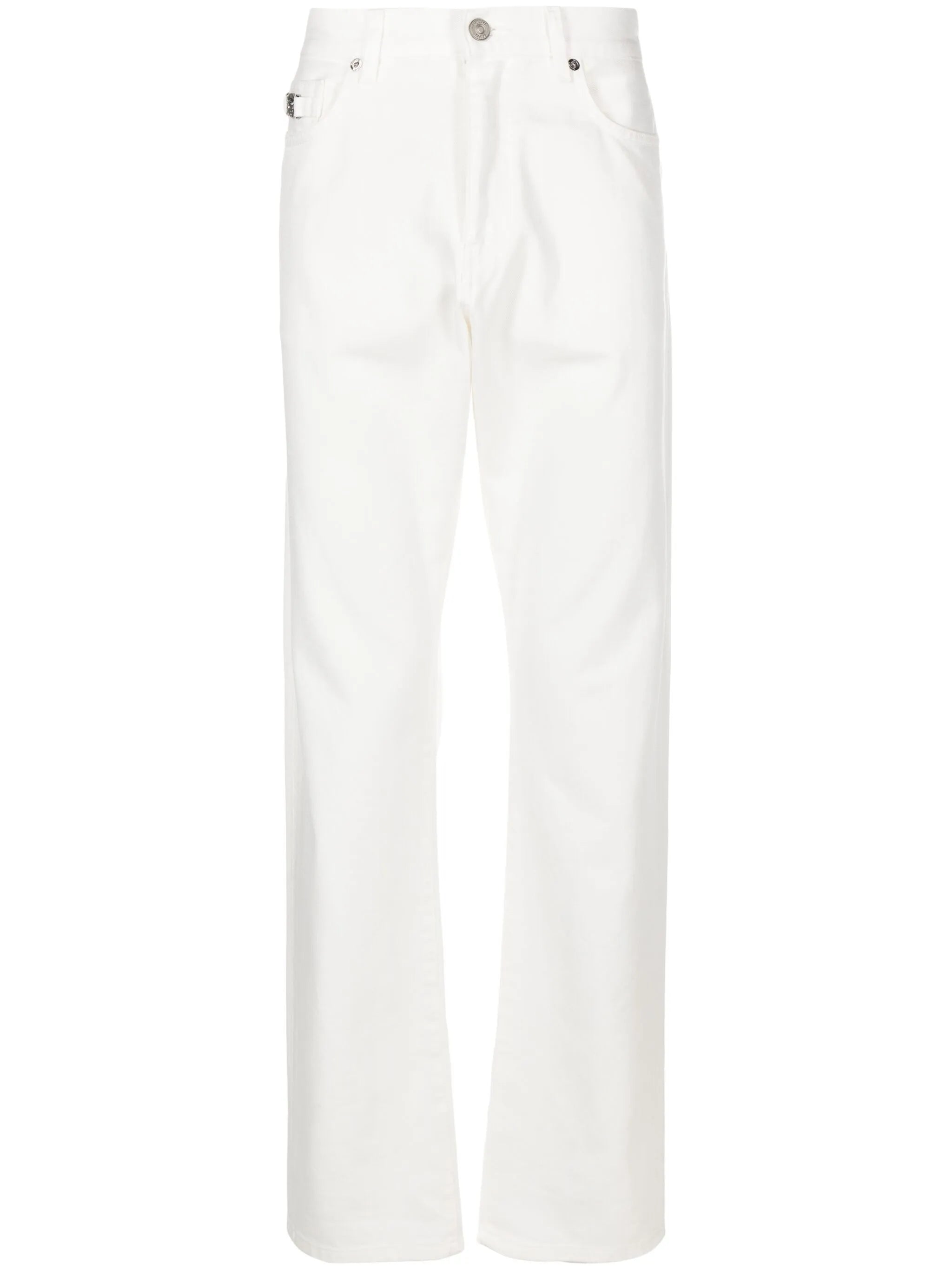 Medusa Head-motif mid-rise straight-leg jeans