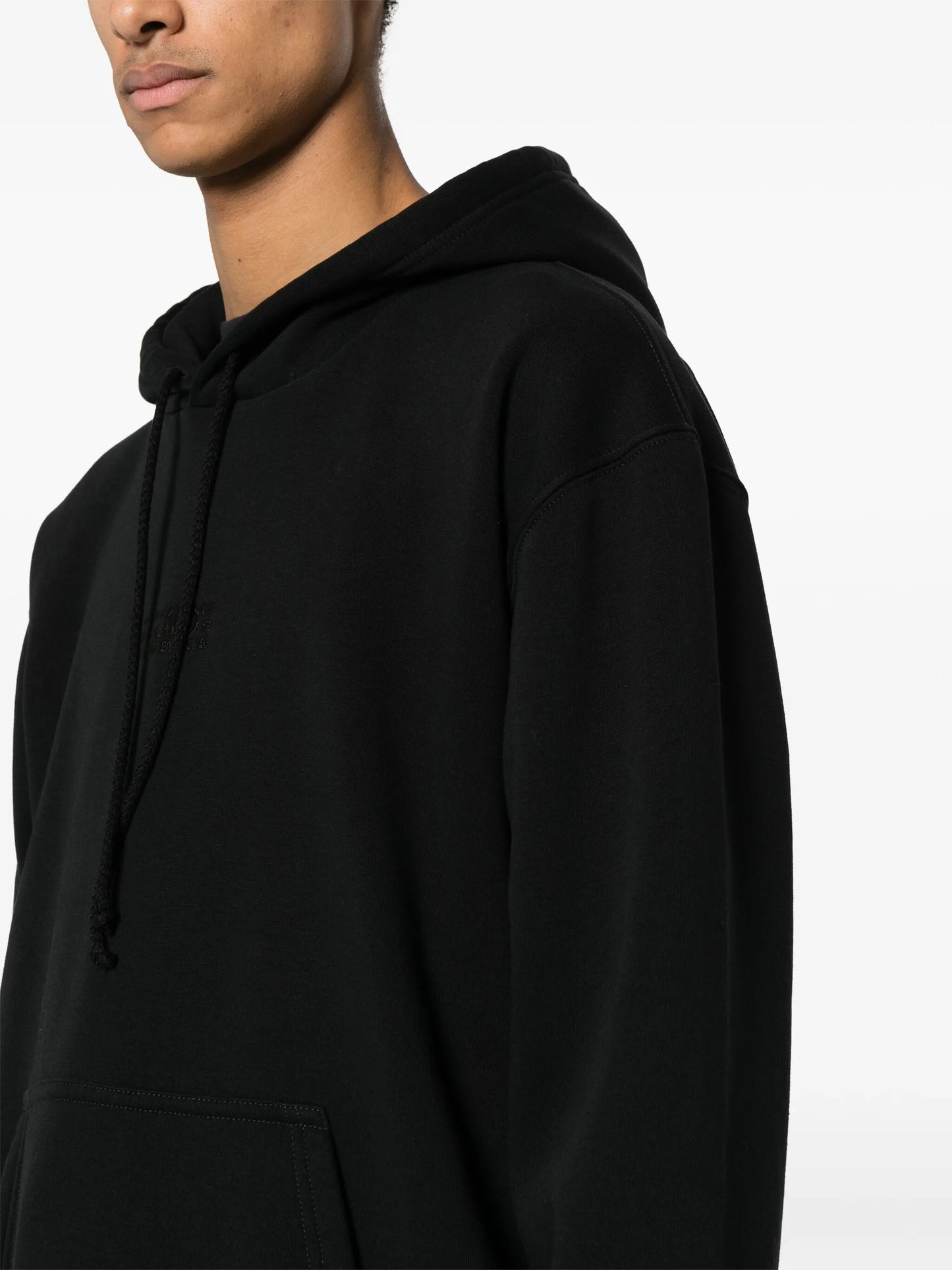 Numbers logo-print hoodie