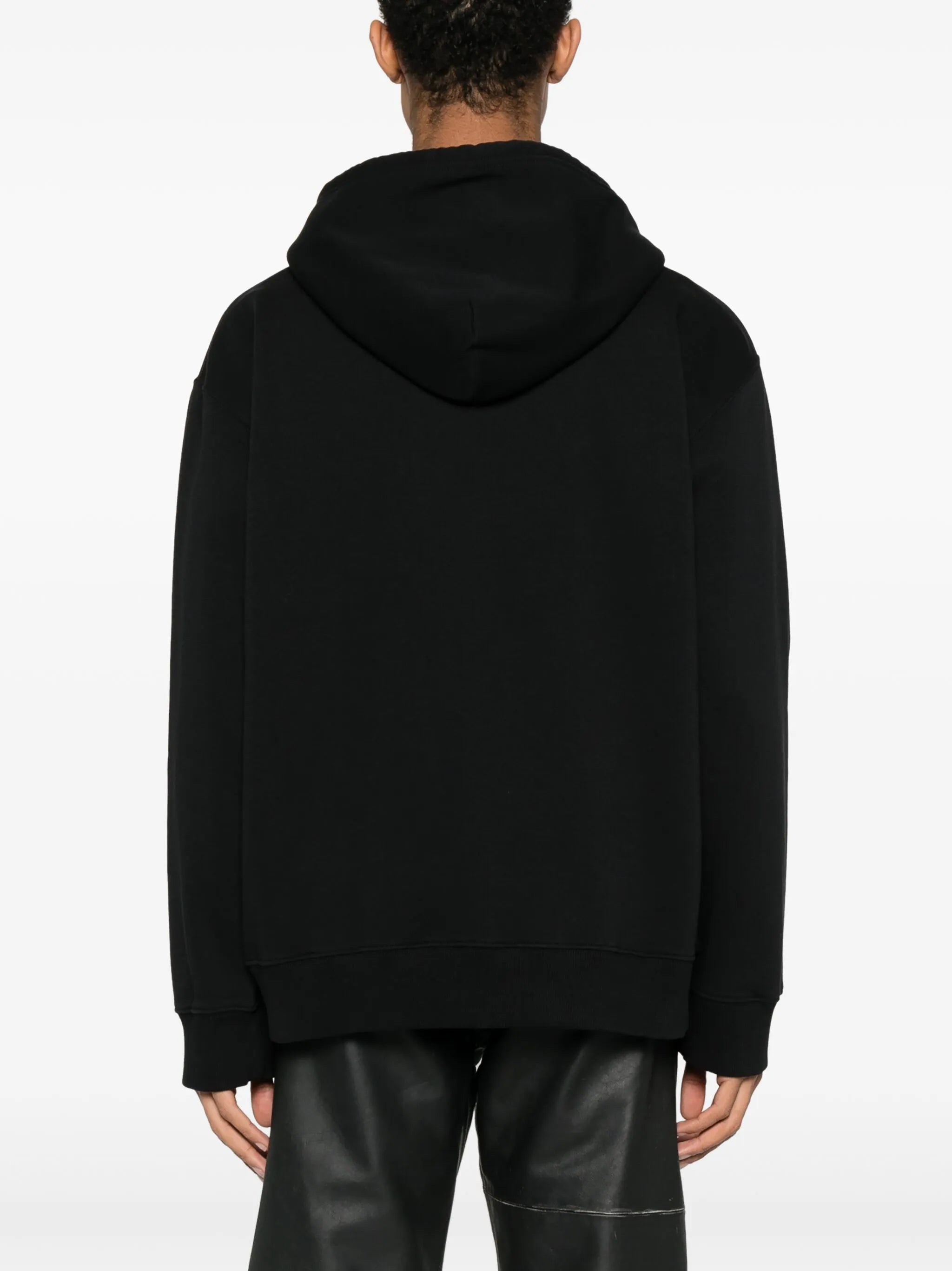 Numbers logo-print hoodie