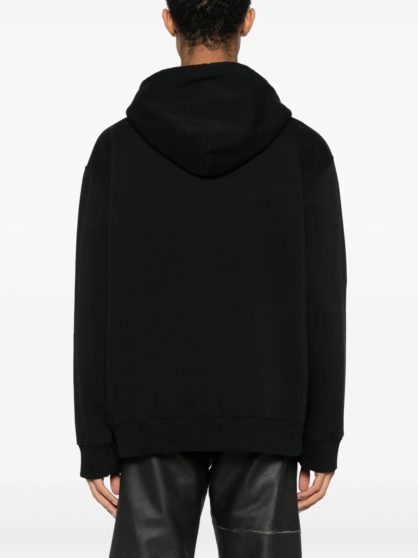 Numbers logo-print hoodie