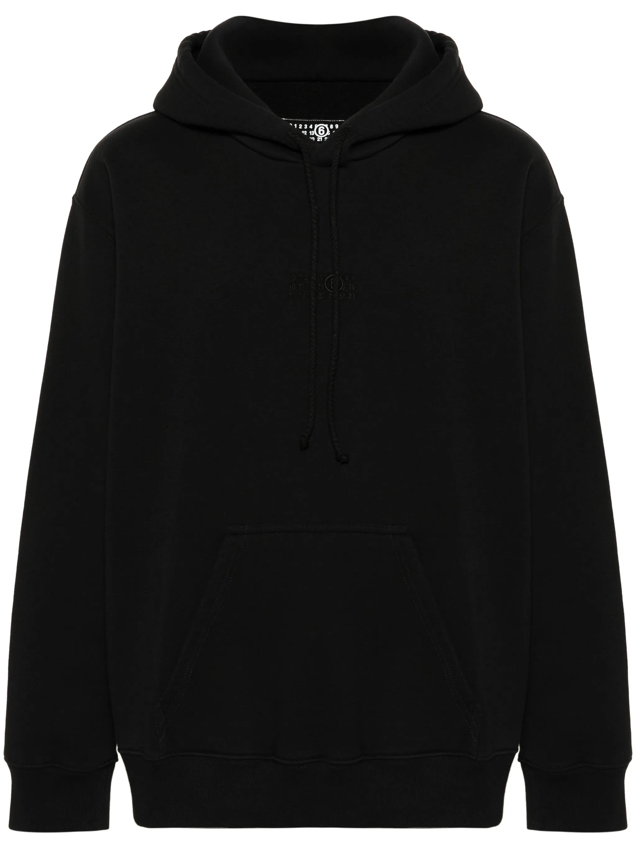 Numbers logo-print hoodie