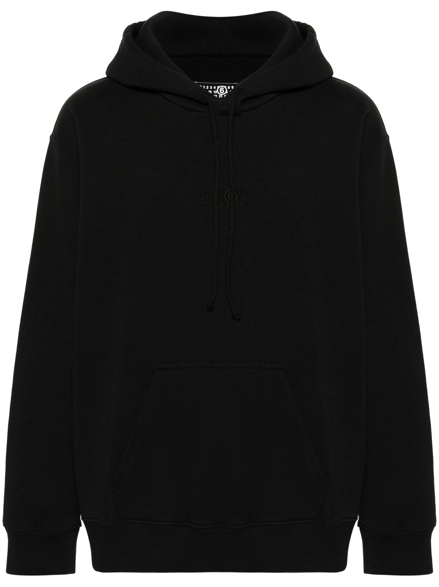 Numbers logo-print hoodie