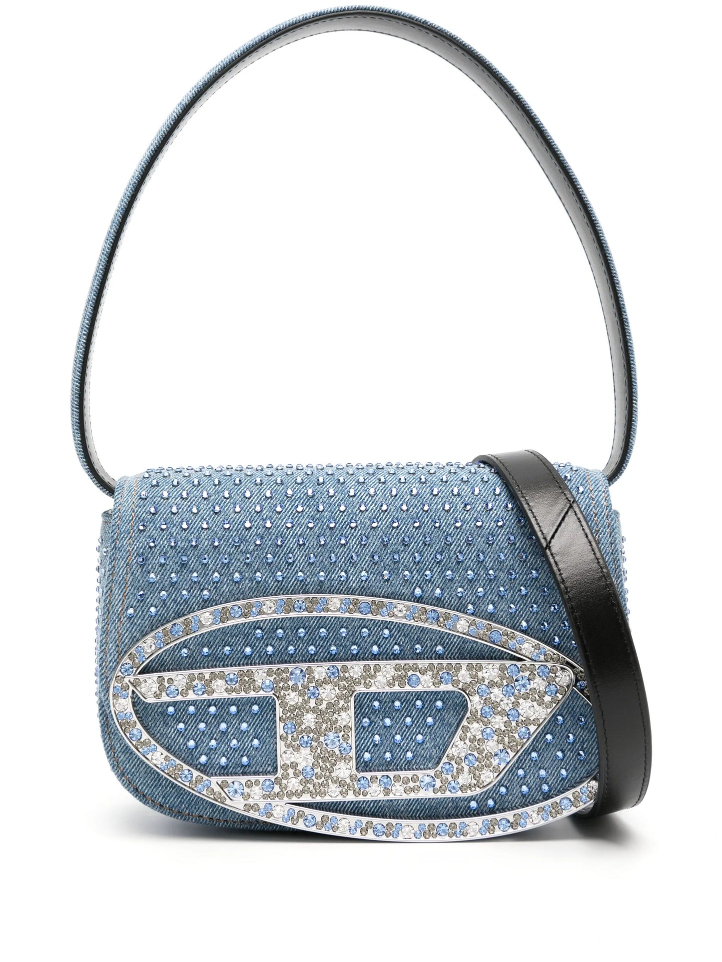 1DR denim shoulder bag
