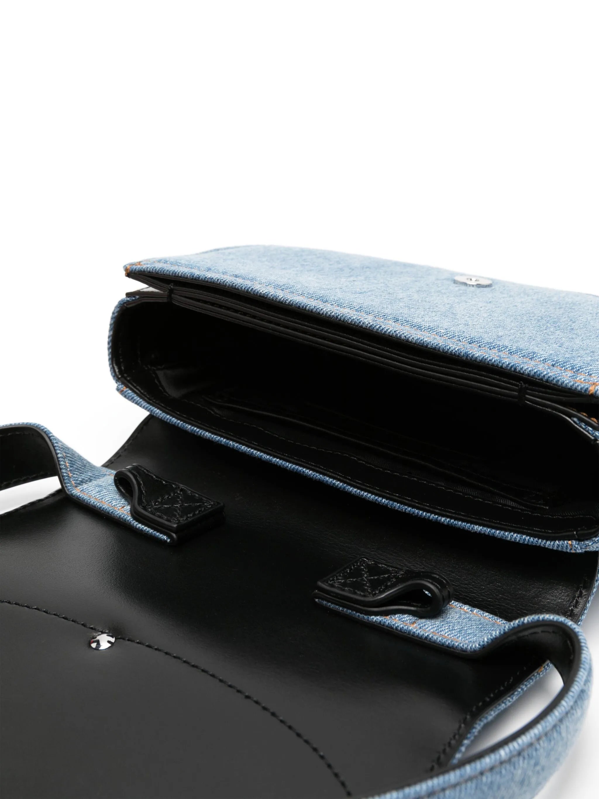 1DR denim shoulder bag