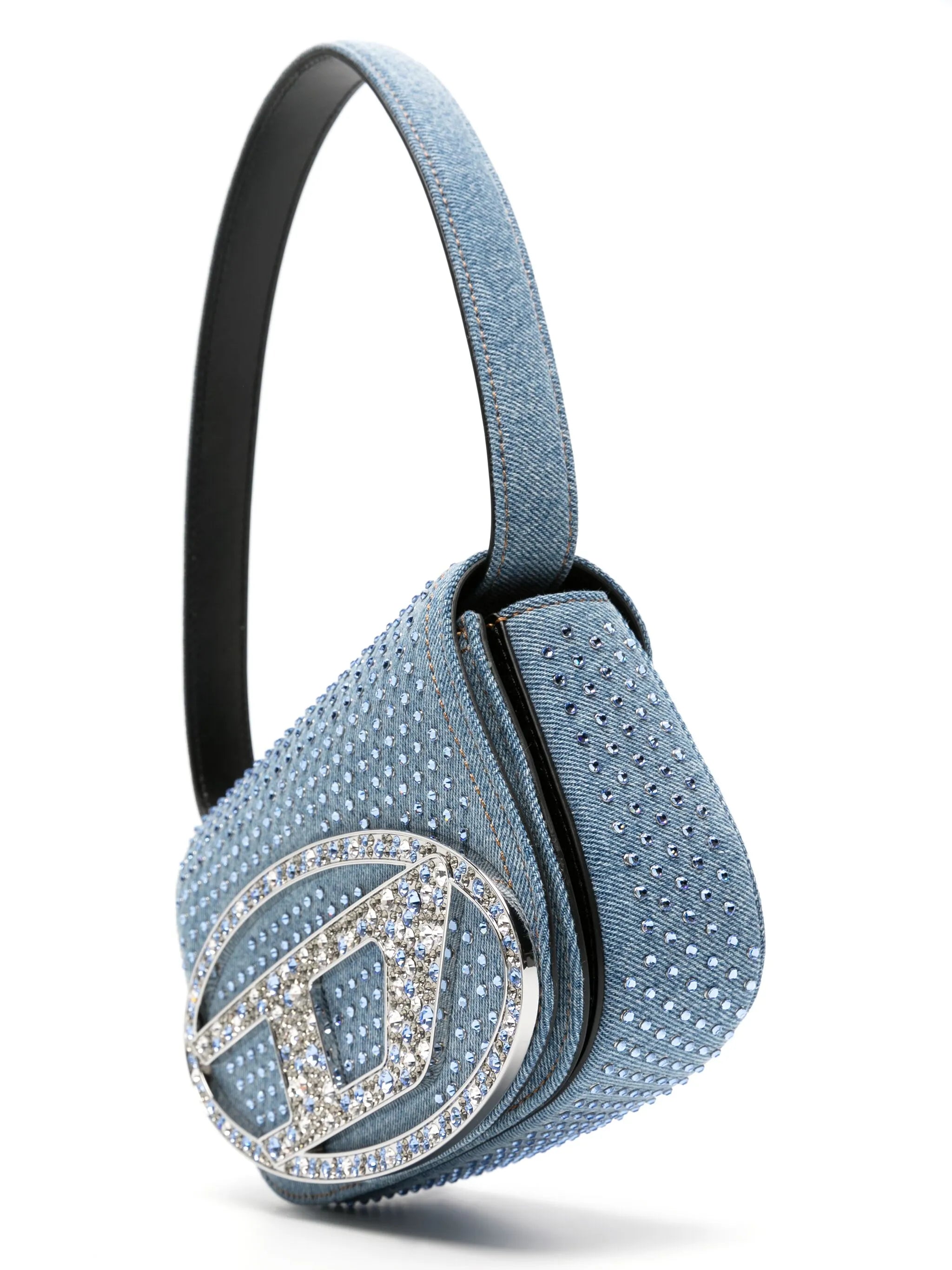 1DR denim shoulder bag