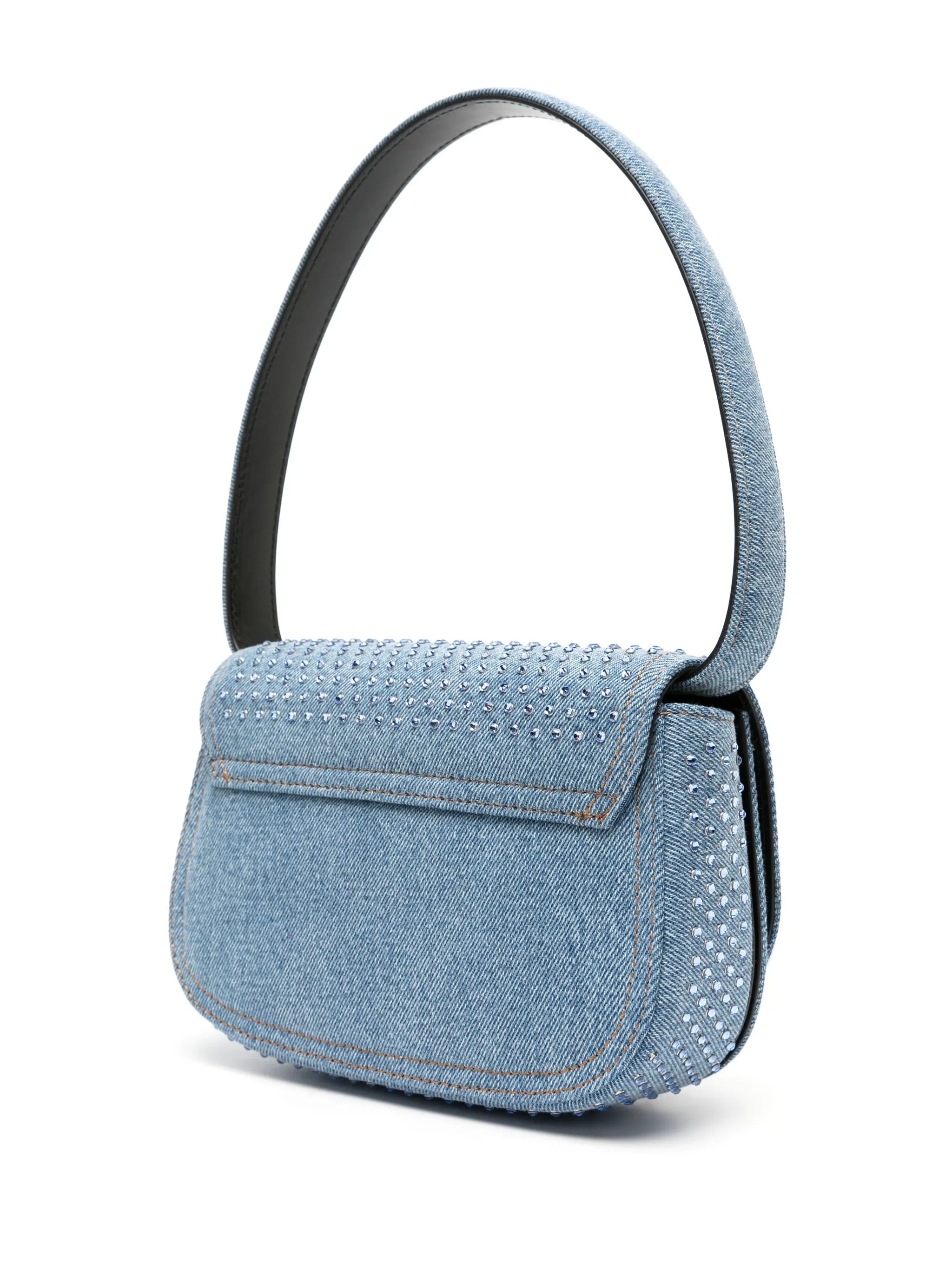 1DR denim shoulder bag