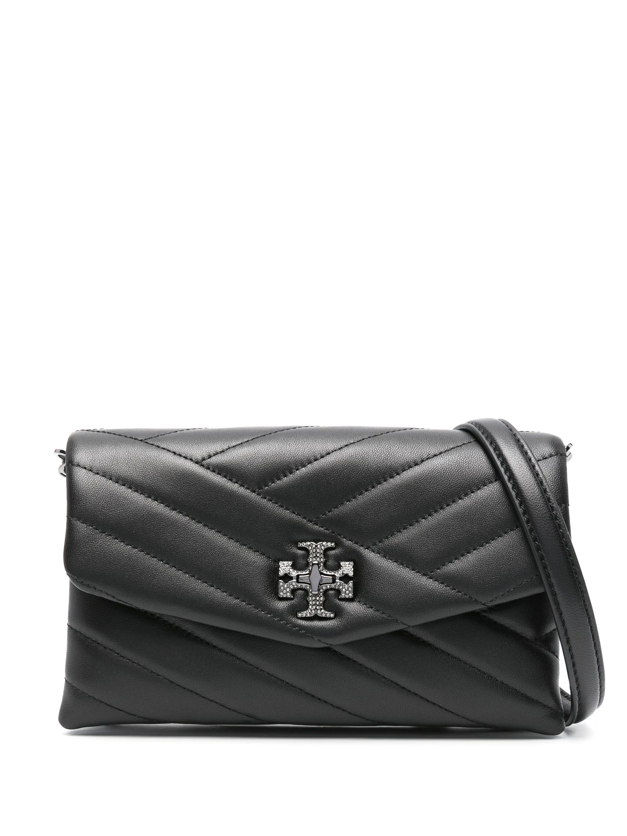 small Kira chevron leather bag