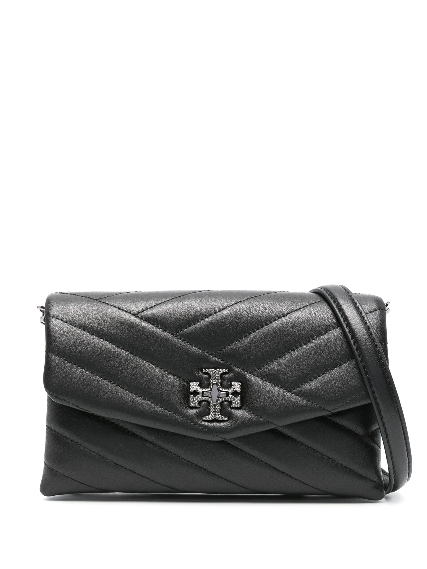 small Kira chevron leather bag
