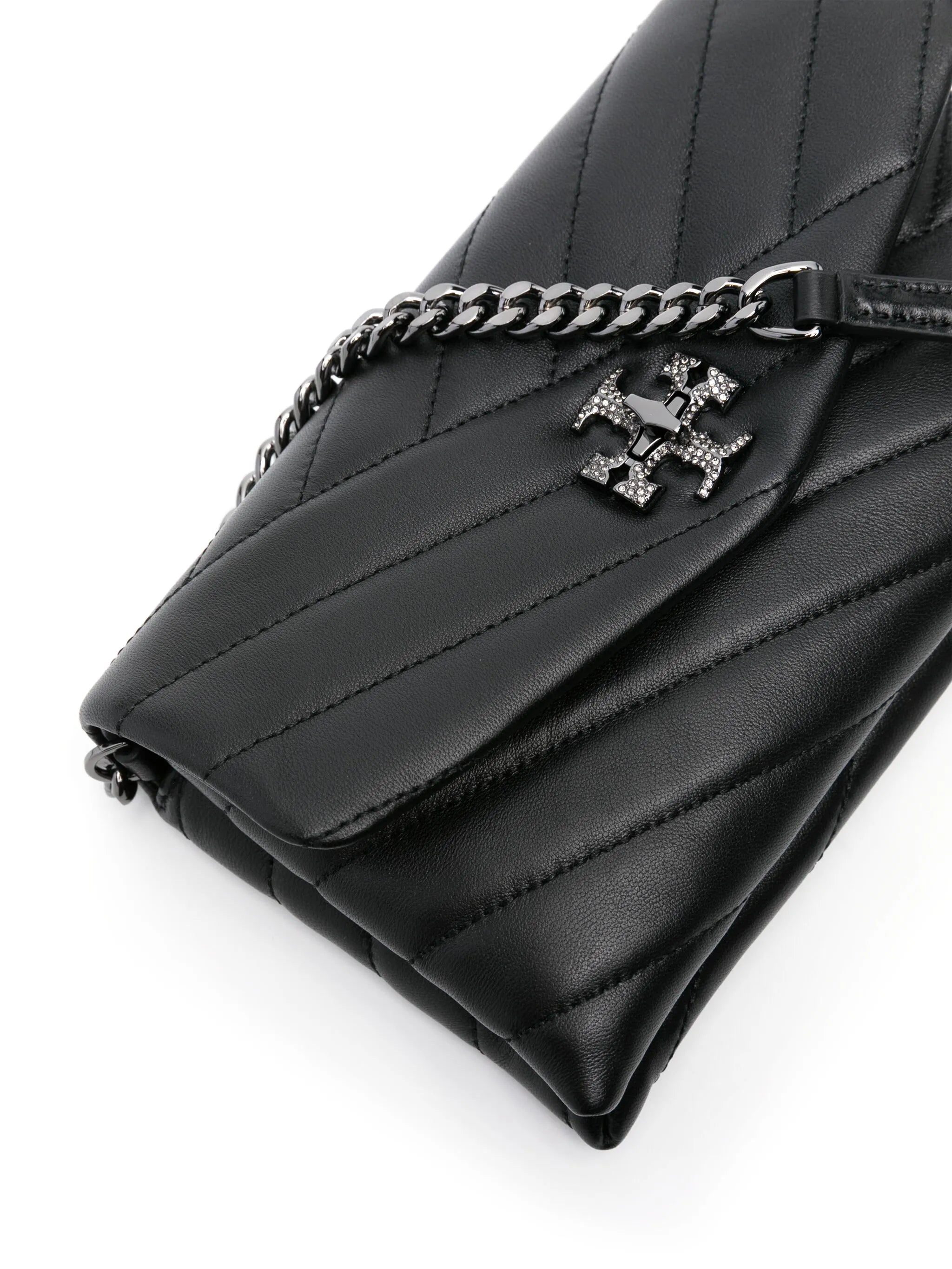 small Kira chevron leather bag