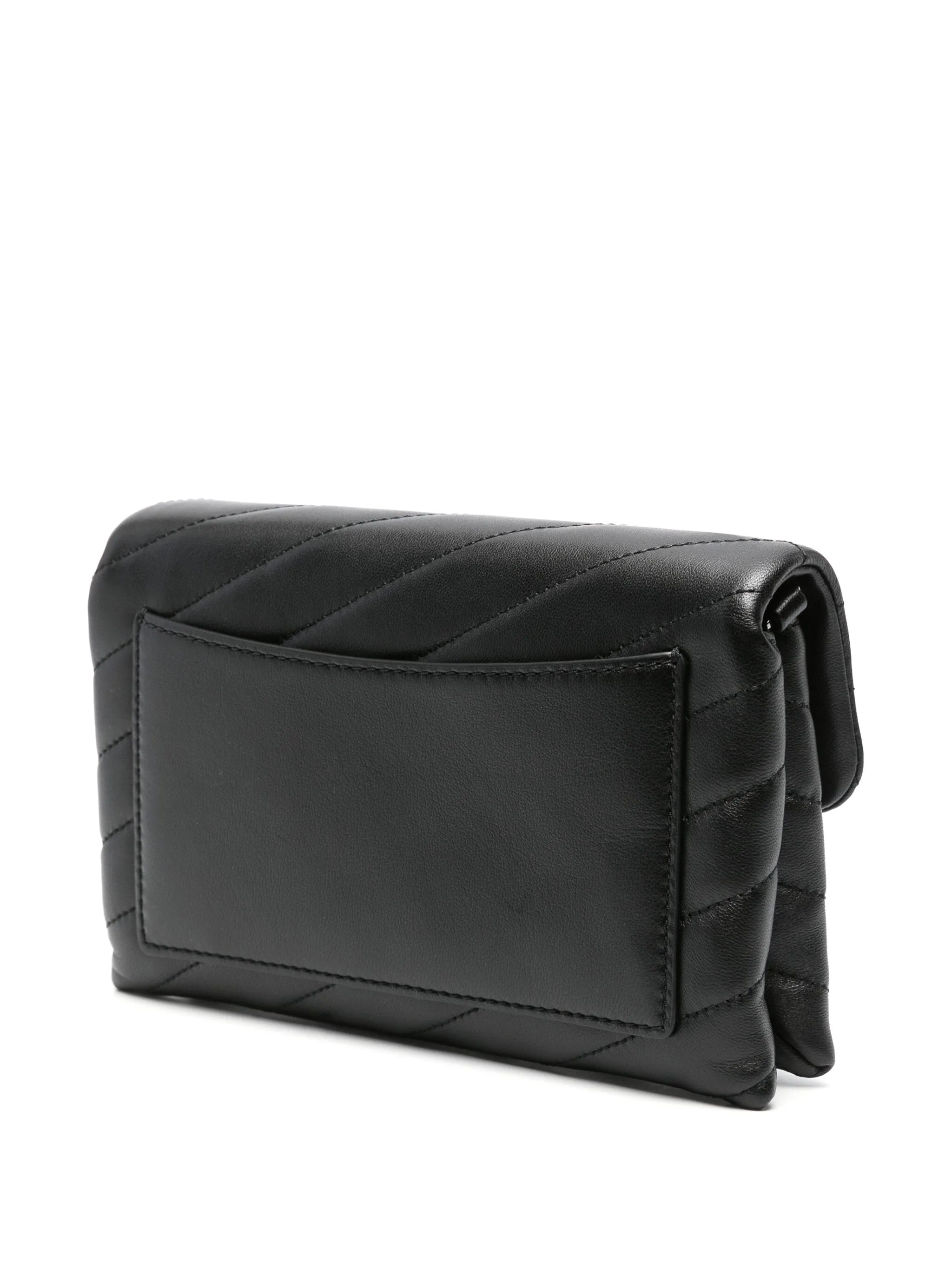 small Kira chevron leather bag