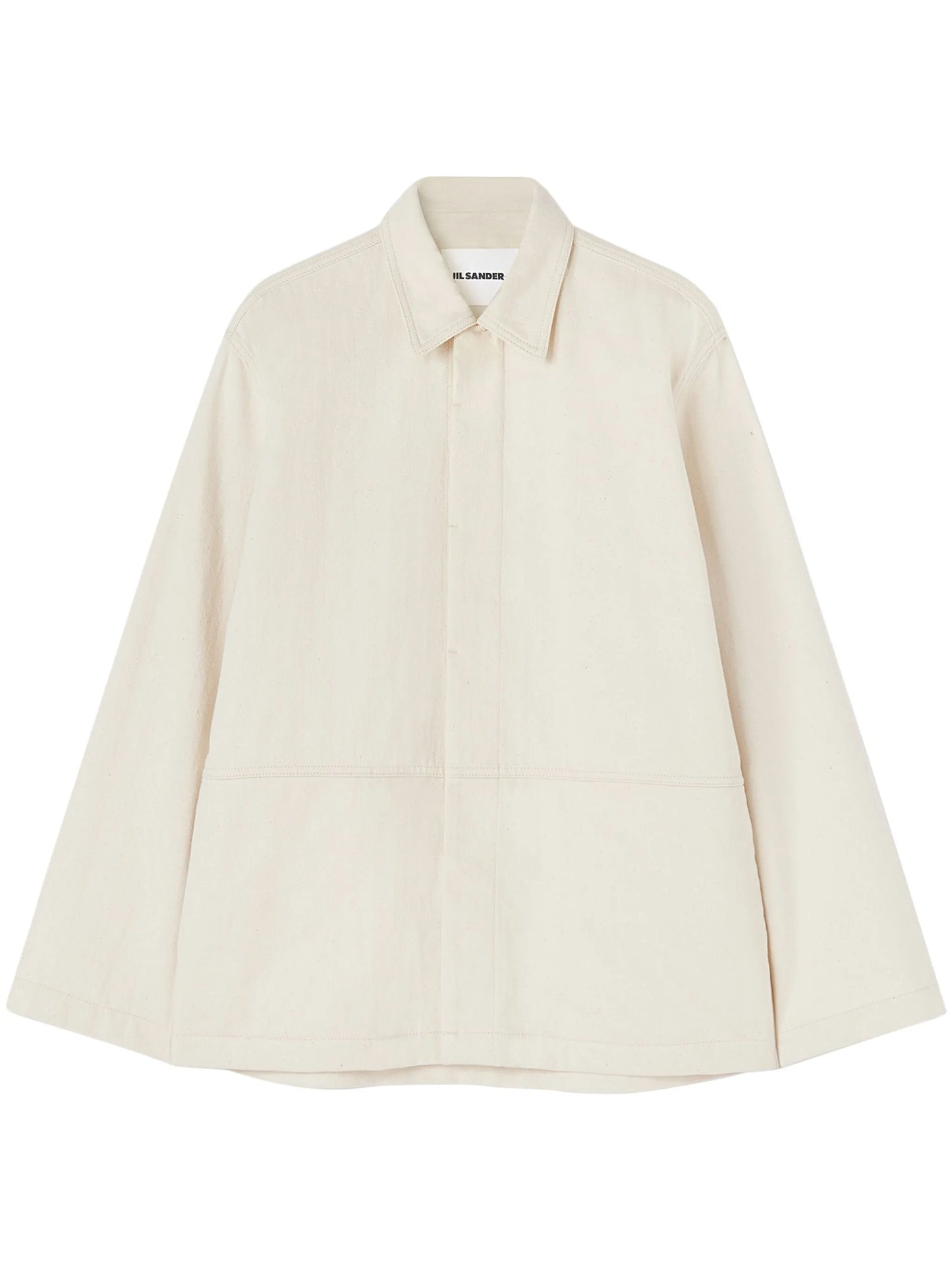 concealed fastening shirt-jacket