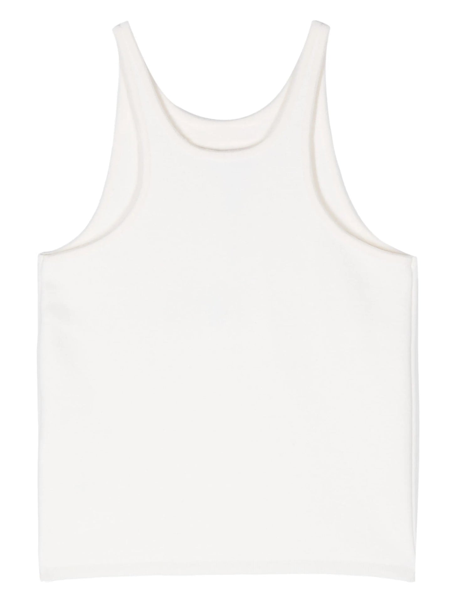 scoop-neck knitted tank top