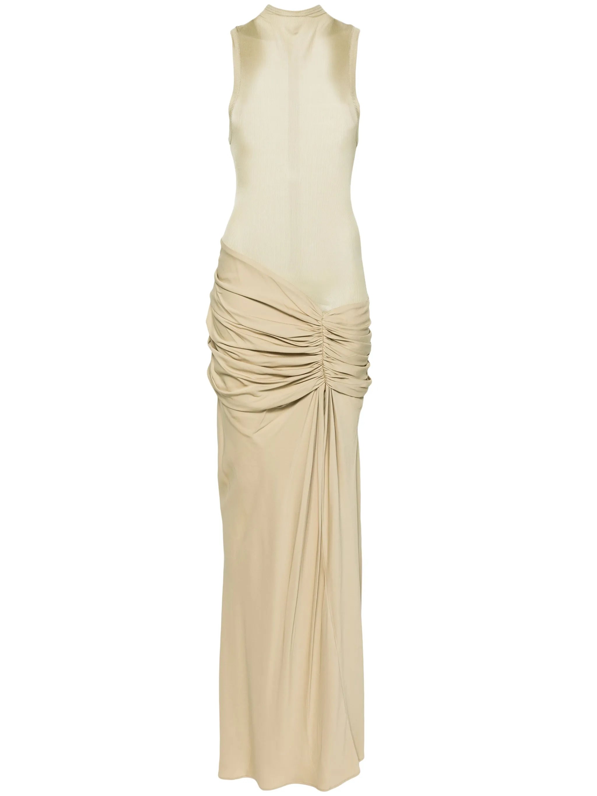 Fusion ruched gown