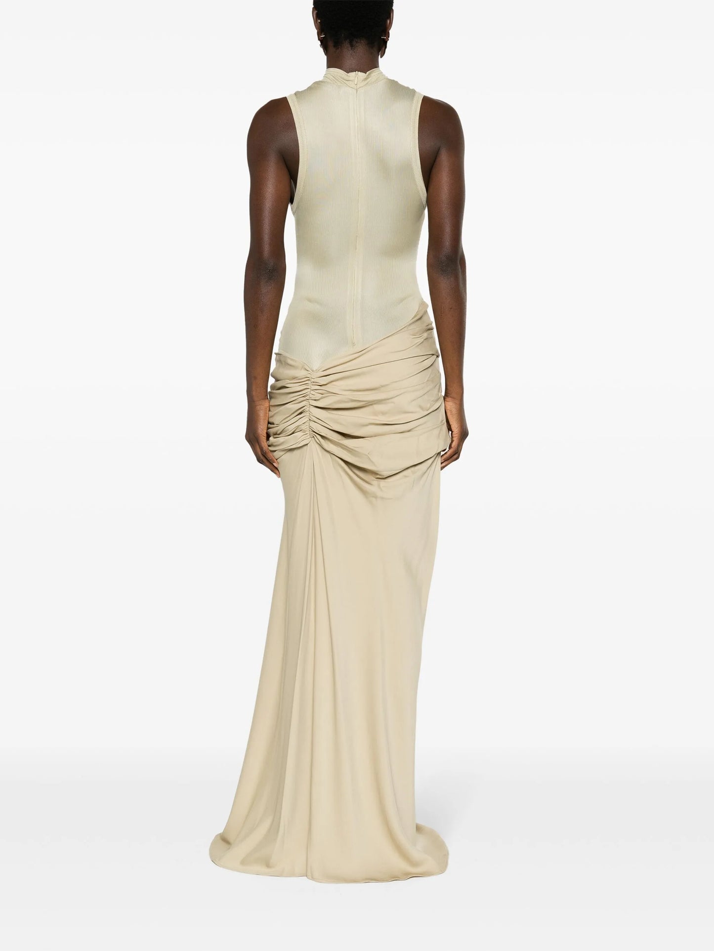 Fusion ruched gown