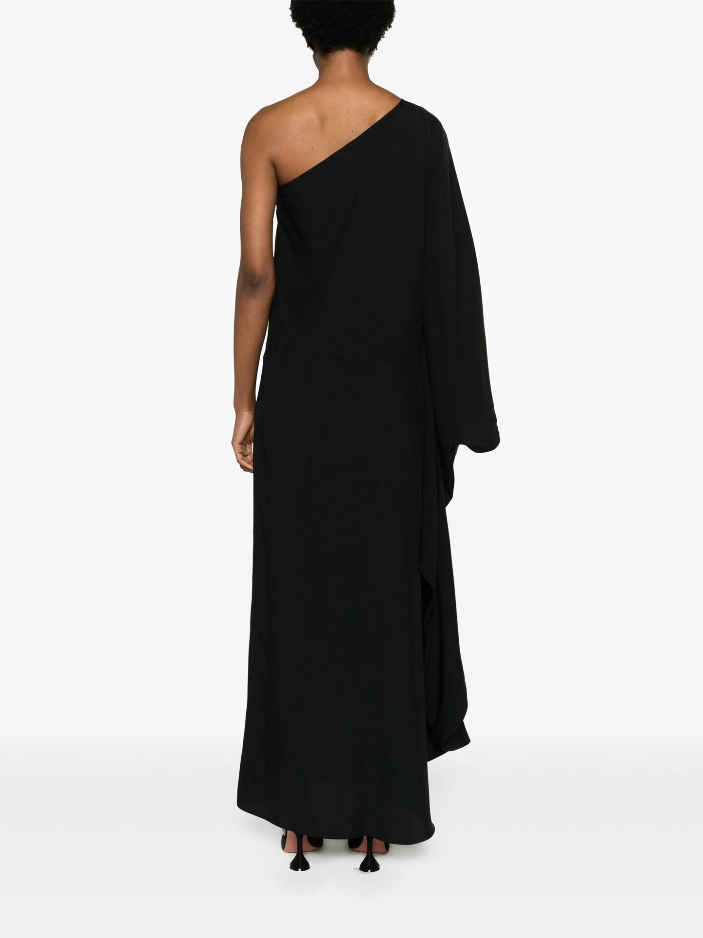 Balear one-shoulder gown