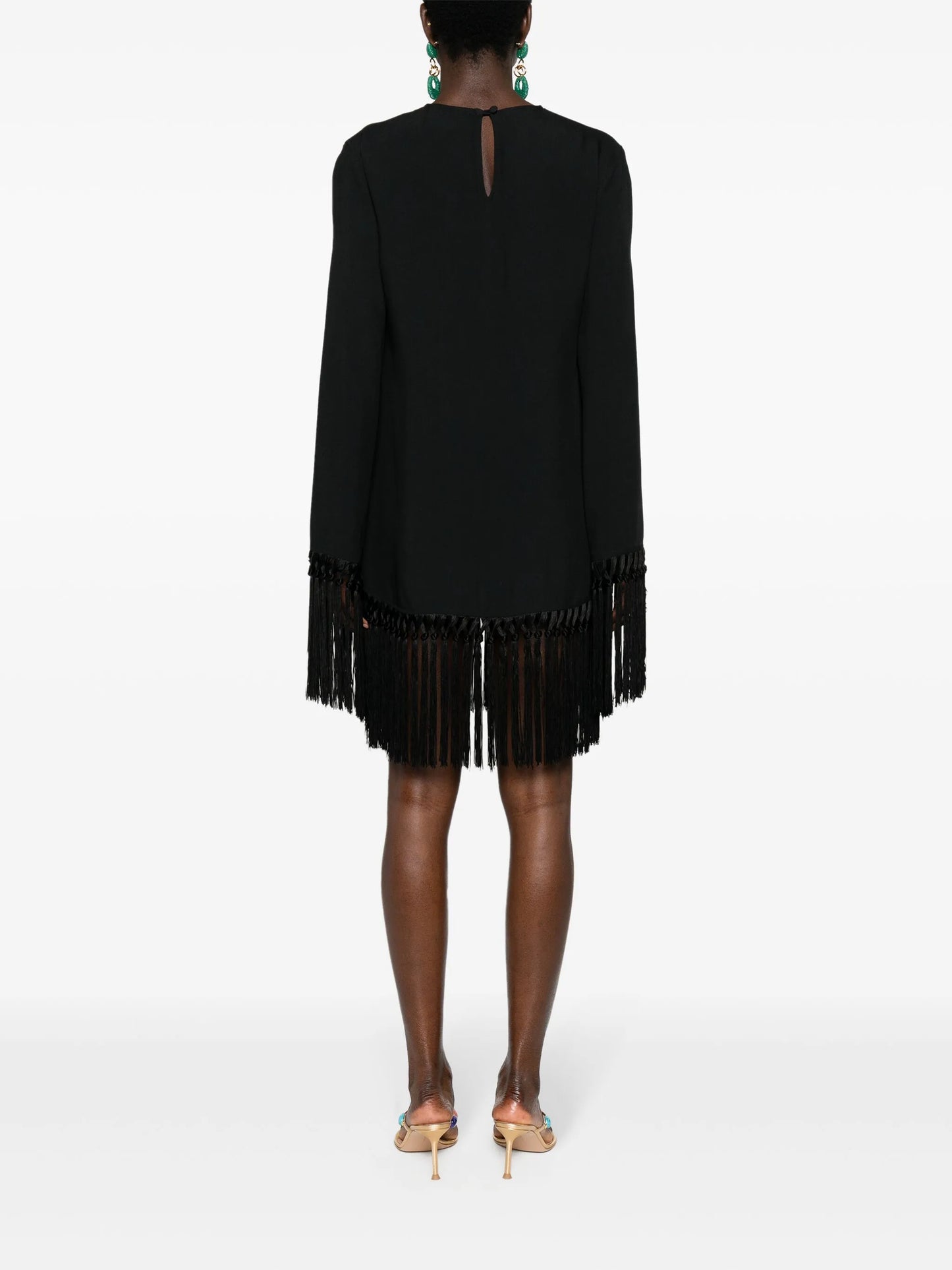 Claudia fringed minidress