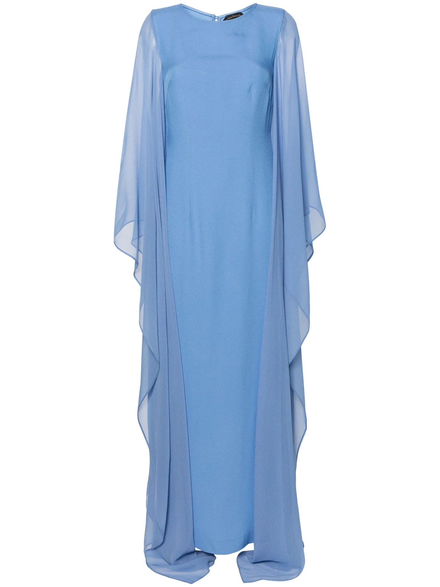 Adriatica sheer-sleeve gown