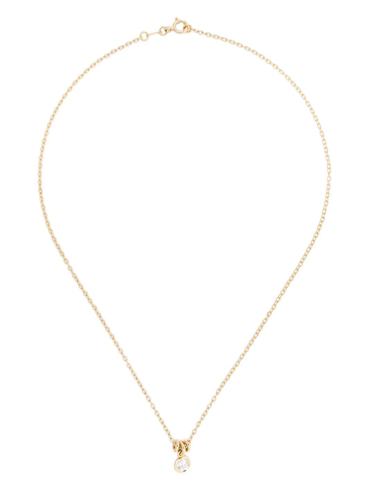 18kt yellow gold Amirah diamond pendant necklace