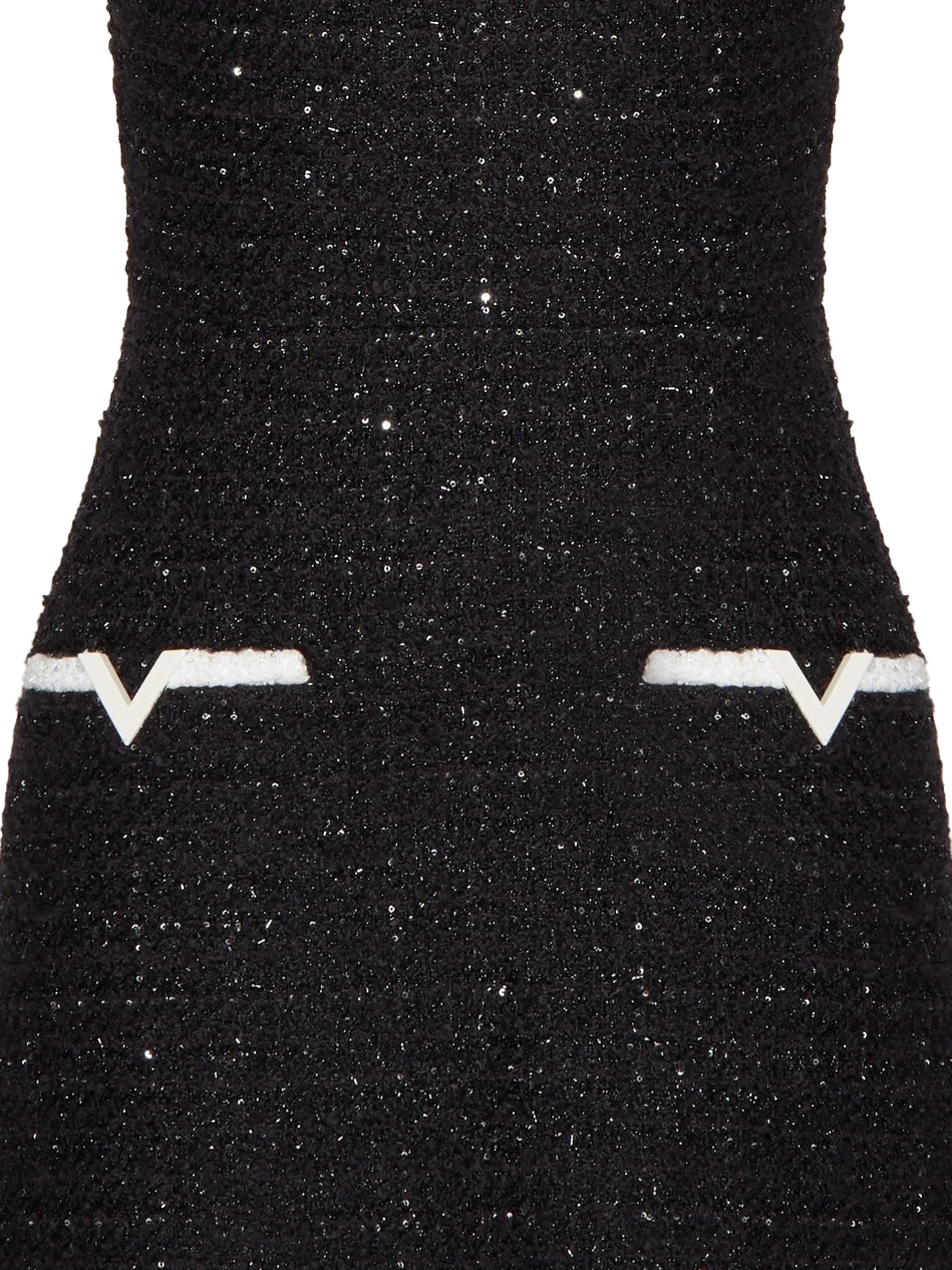 Glaze tweed mini dress