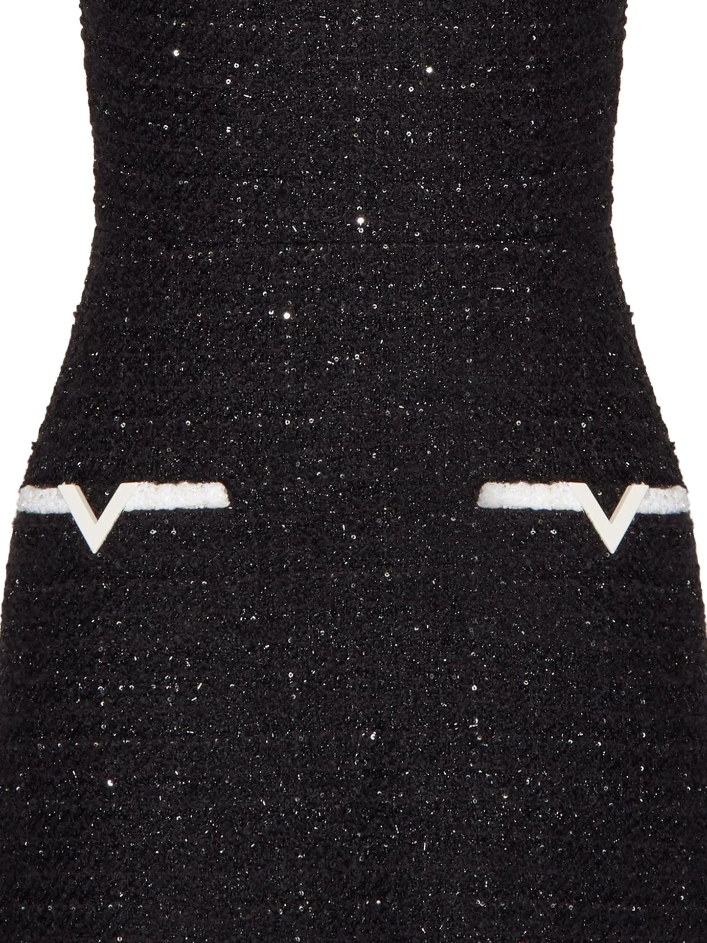 Glaze tweed mini dress