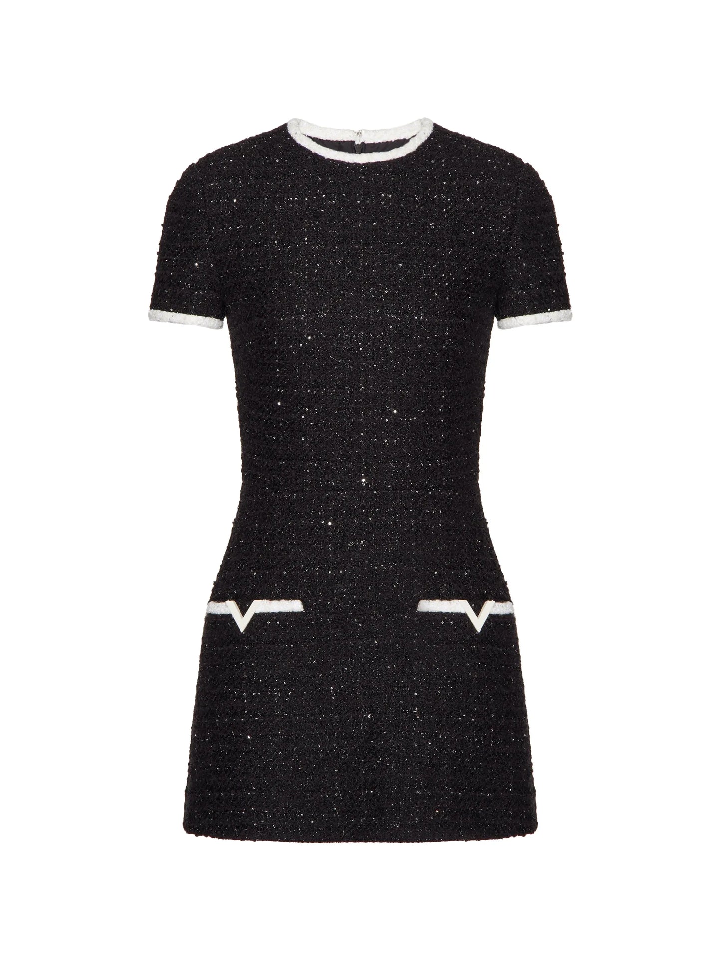 Glaze tweed mini dress