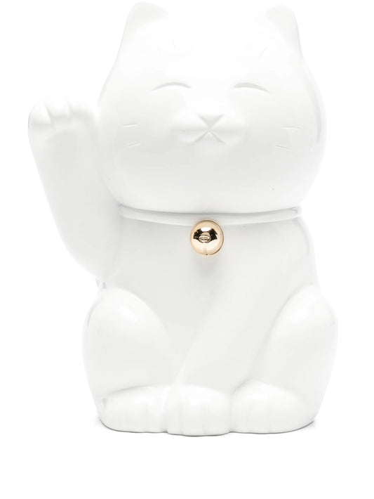 Manekineko ceramic sculpture (15cm x 15cm)