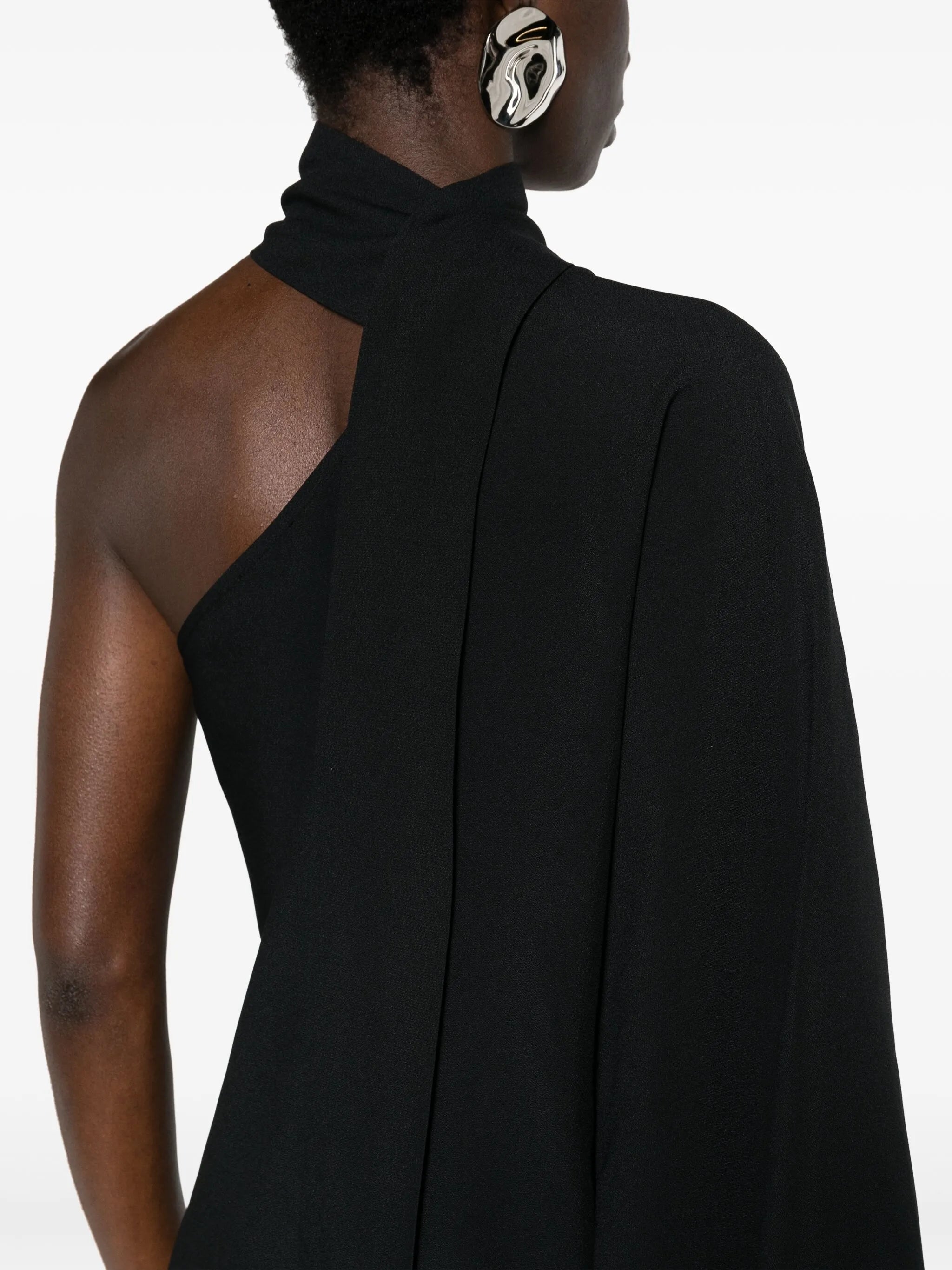 Balear one-shoulder minidress